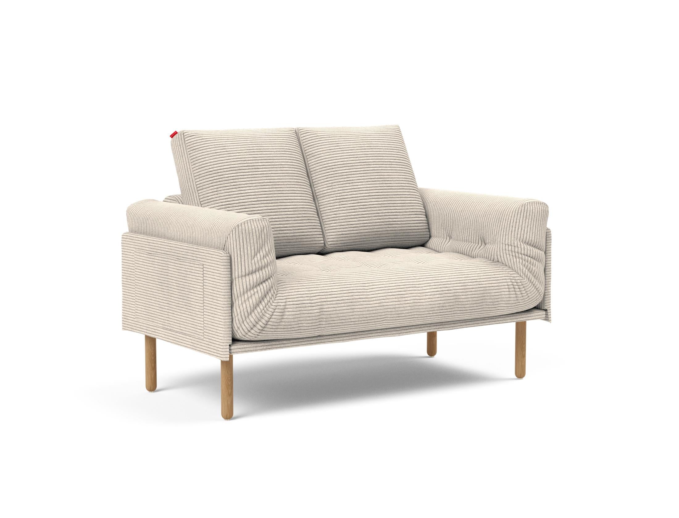 Erleben Sie das Rollo Stem Klappsofa 80 von Innovation Living – ein stilvolles, funktionales Tagesbett, das Komfort und Anpassungsfähigkeit vereint.