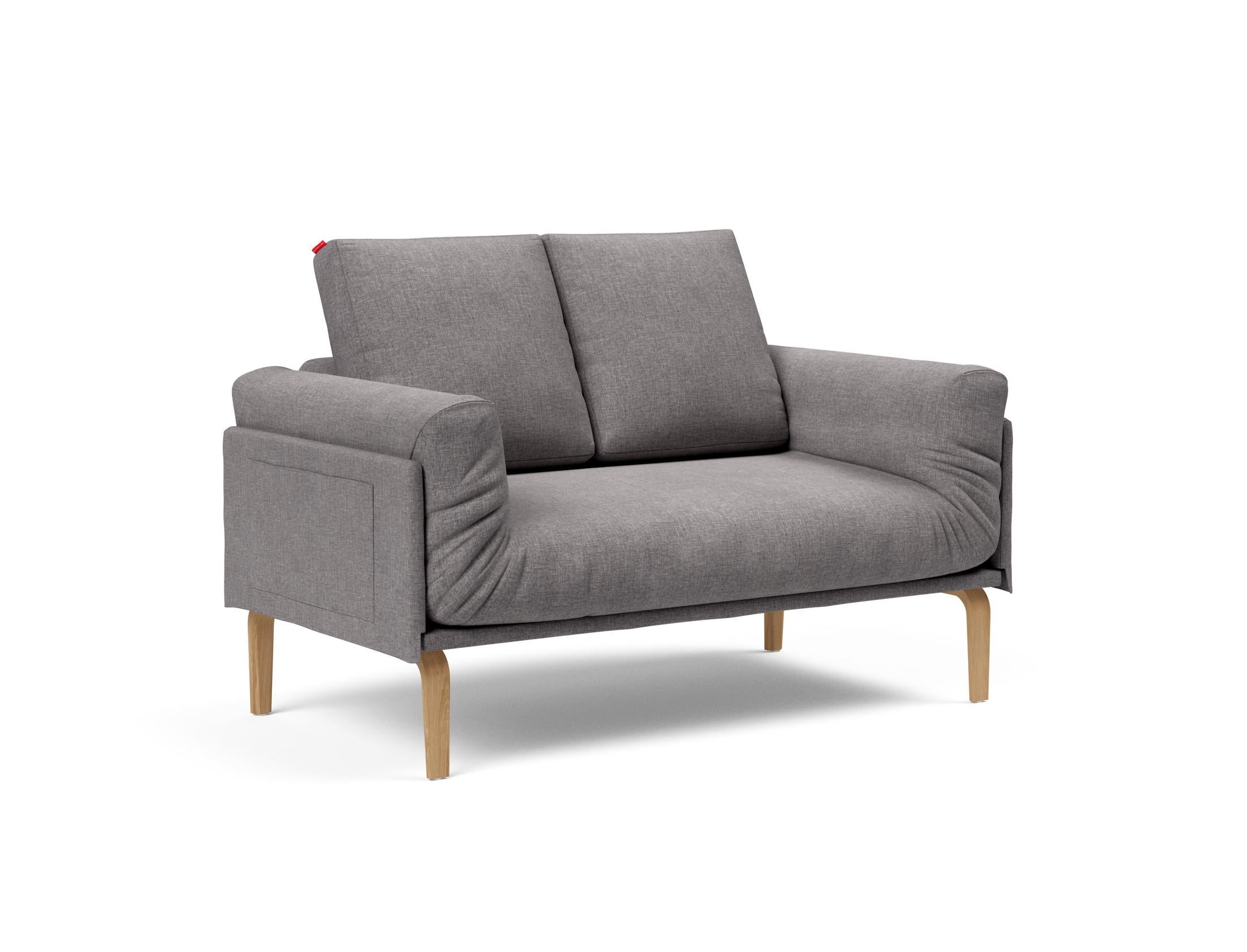 Erleben Sie das Rollo Bow Klappsofa 80 von Innovation Living – ein vielseitiges, stilvolles Sofa, das ideal für kleine Räume ist und höchsten Komfort bietet.