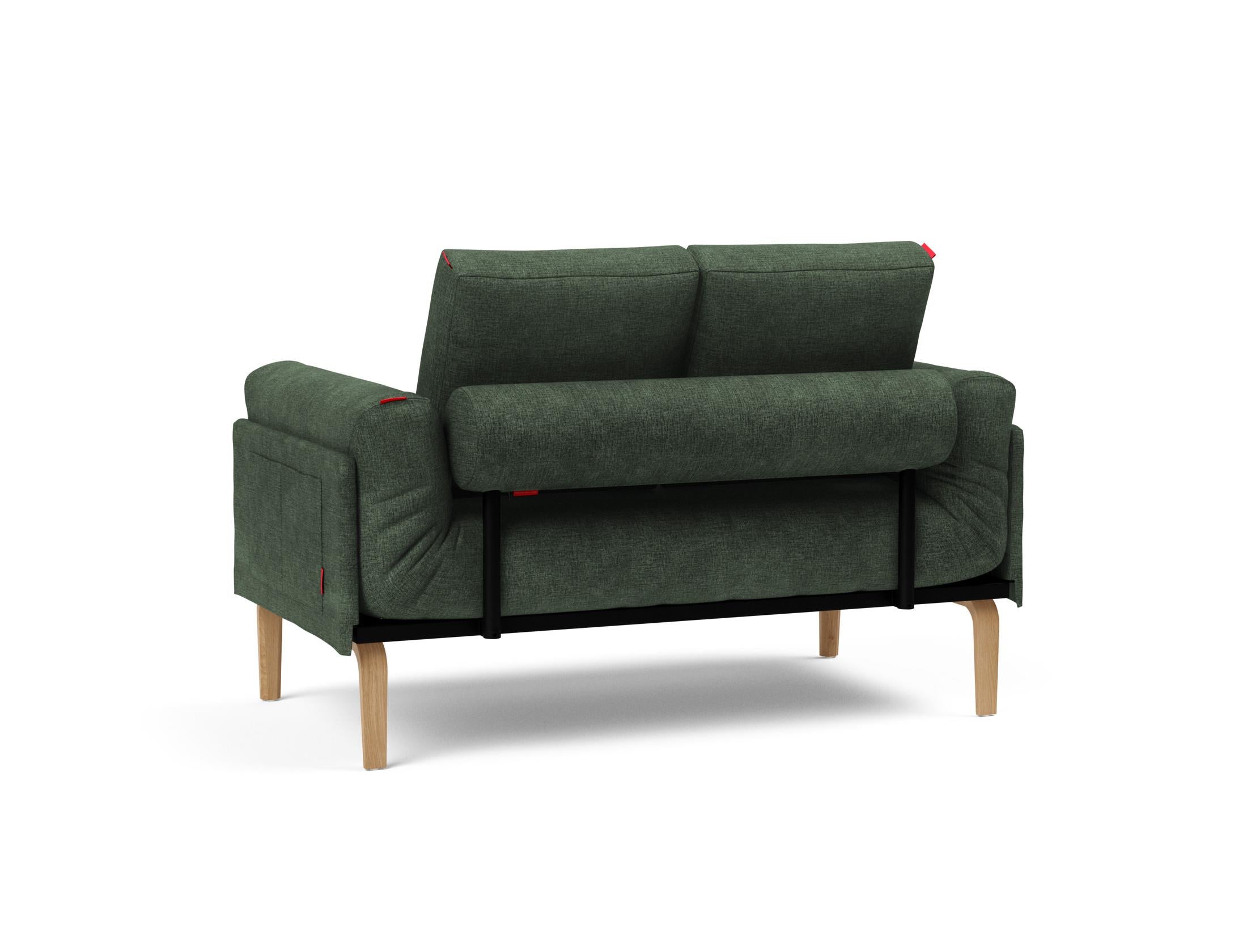 Entdecken Sie das Rollo Bow Klappsofa 80 von Innovation Living – ein elegantes, flexibles Sofa für kompaktes Wohnen, ideal als Tages- oder Gästebett.