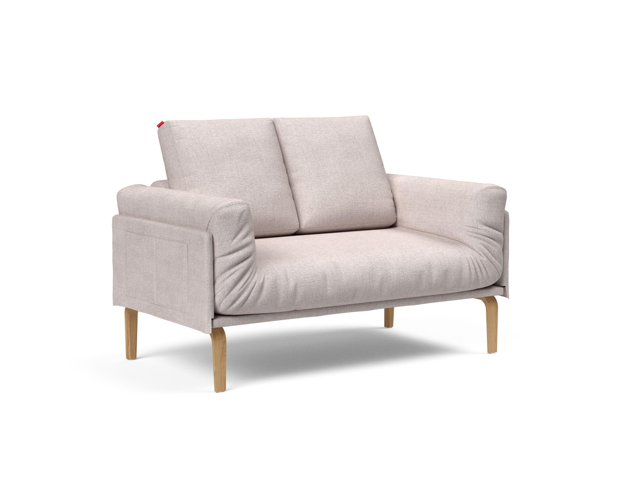 Entdecken Sie das Rollo Bow Klappsofa 80 von Innovation Living – ein elegantes, flexibles Sofa für kompaktes Wohnen, ideal als Tages- oder Gästebett.