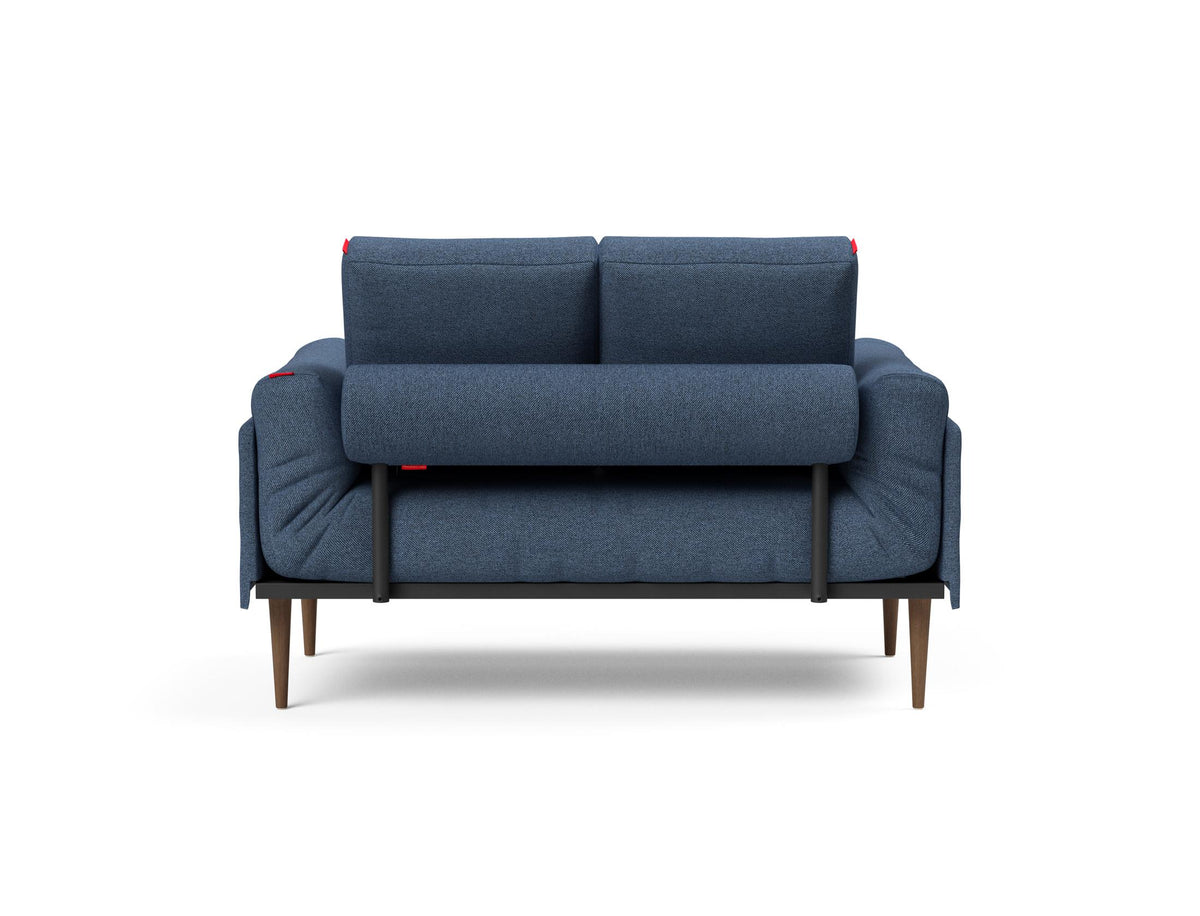 Rollo Styletto Klappsofa 80 mit Cover und Gestellbezug Spring in 302 Weda Blue präsentiert im Onlineshop von KAQTU Design AG. Bettsofa ist von Innovation Living
