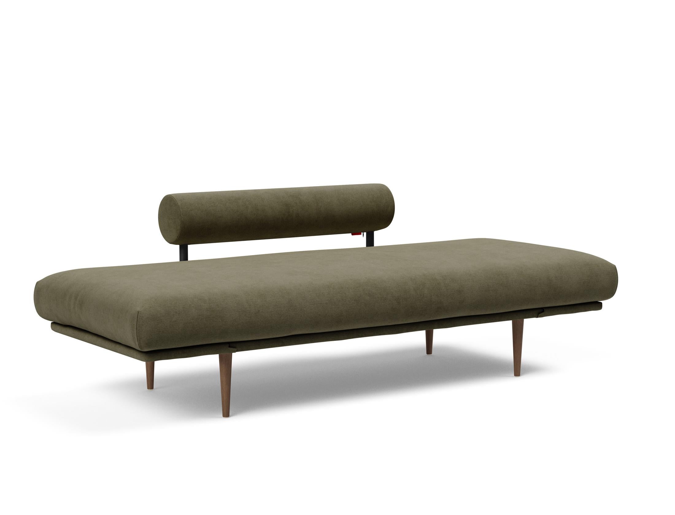 Entdecken Sie das Rollo Styletto Klappsofa 80 von Innovation Living – ein elegantes, flexibles Sofa, ideal für kompakte Wohnräume und vielseitige Anwendungen.