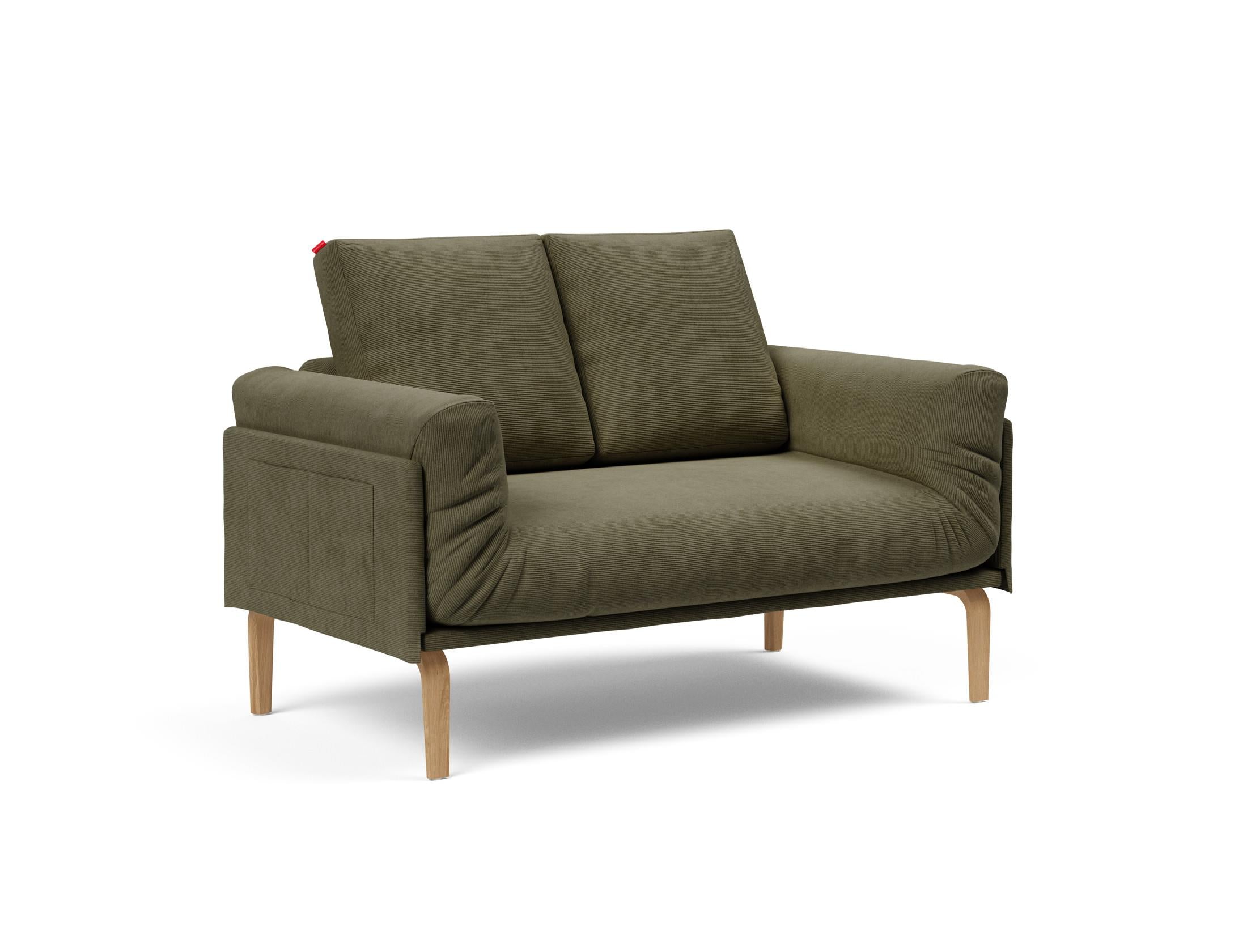 Entdecken Sie das Rollo Bow Klappsofa 80 von Innovation Living – ein elegantes, flexibles Sofa für kompaktes Wohnen, ideal als Tages- oder Gästebett.