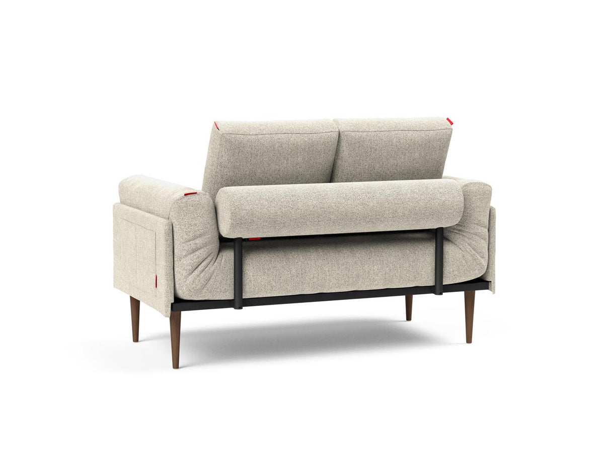 Rollo Styletto Klappsofa 80 mit Cover und Gestellbezug Spring in 357 Taura Off White präsentiert im Onlineshop von KAQTU Design AG. Bettsofa ist von Innovation Living