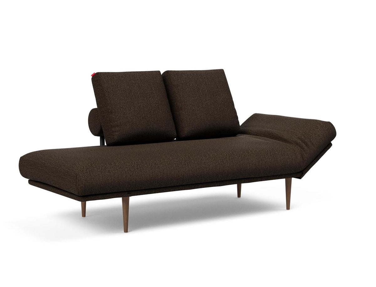 Rollo Styletto Klappsofa 80 mit Cover und Gestellbezug Spring in 358 Taura Chocco präsentiert im Onlineshop von KAQTU Design AG. Bettsofa ist von Innovation Living