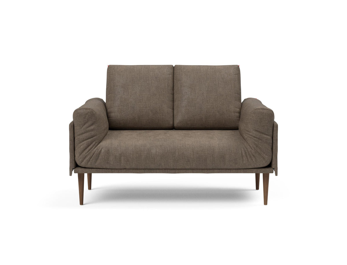 Rollo Styletto Klappsofa 80 mit Cover und Gestellbezug Spring in 411 Esina Cedar Brown präsentiert im Onlineshop von KAQTU Design AG. Bettsofa ist von Innovation Living
