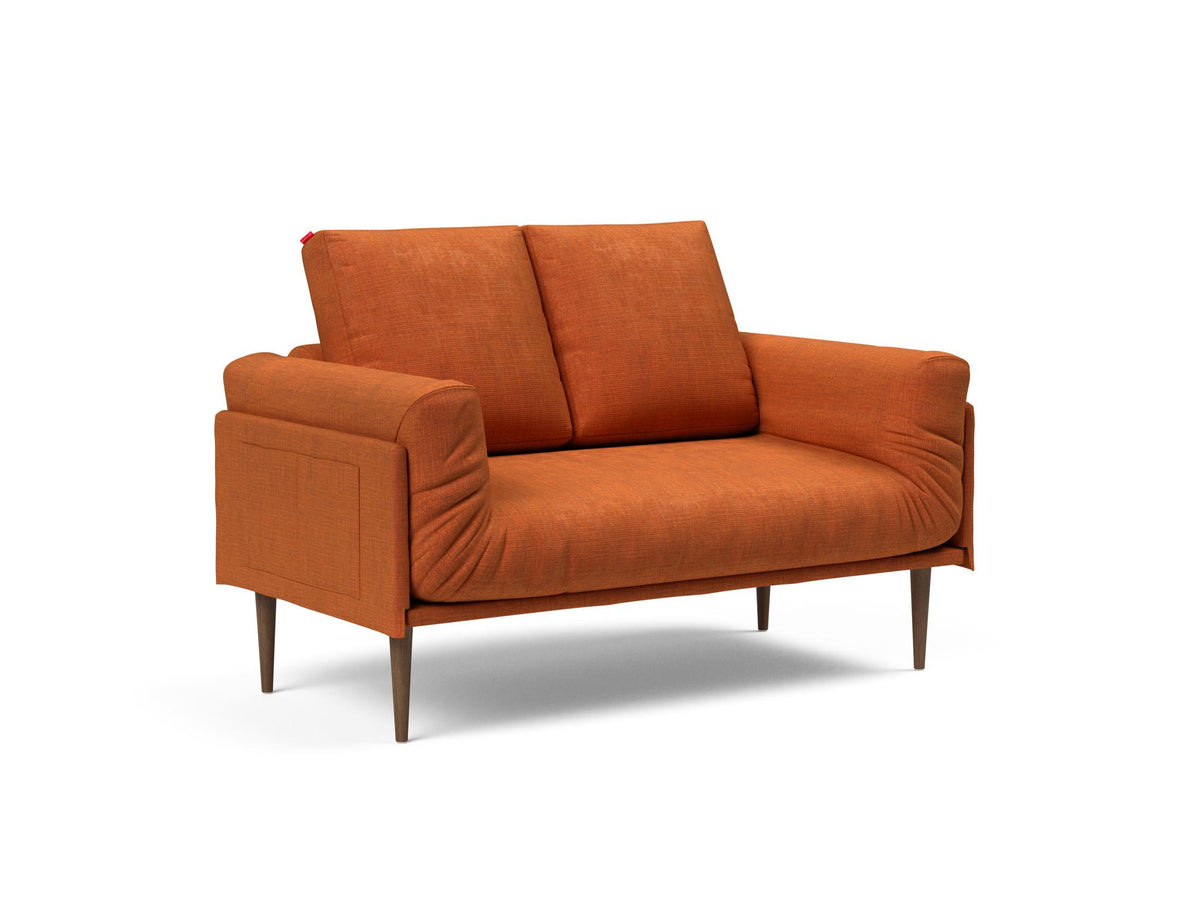 Rollo Styletto Klappsofa 80 mit Cover und Gestellbezug Spring in 412 Esina Rust Orange präsentiert im Onlineshop von KAQTU Design AG. Bettsofa ist von Innovation Living