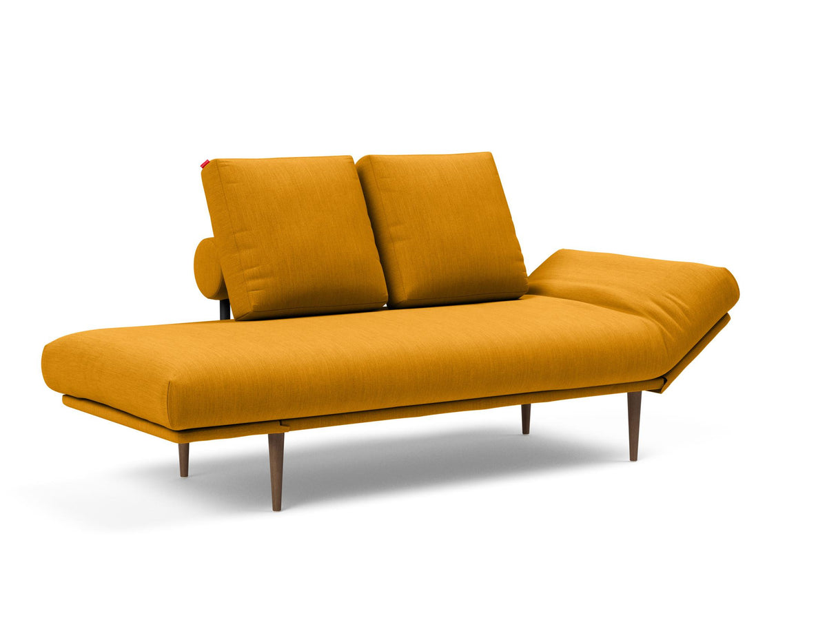 Rollo Styletto Klappsofa 80 mit Cover und Gestellbezug Spring in 507 Elegance Burned Curry präsentiert im Onlineshop von KAQTU Design AG. Bettsofa ist von Innovation Living