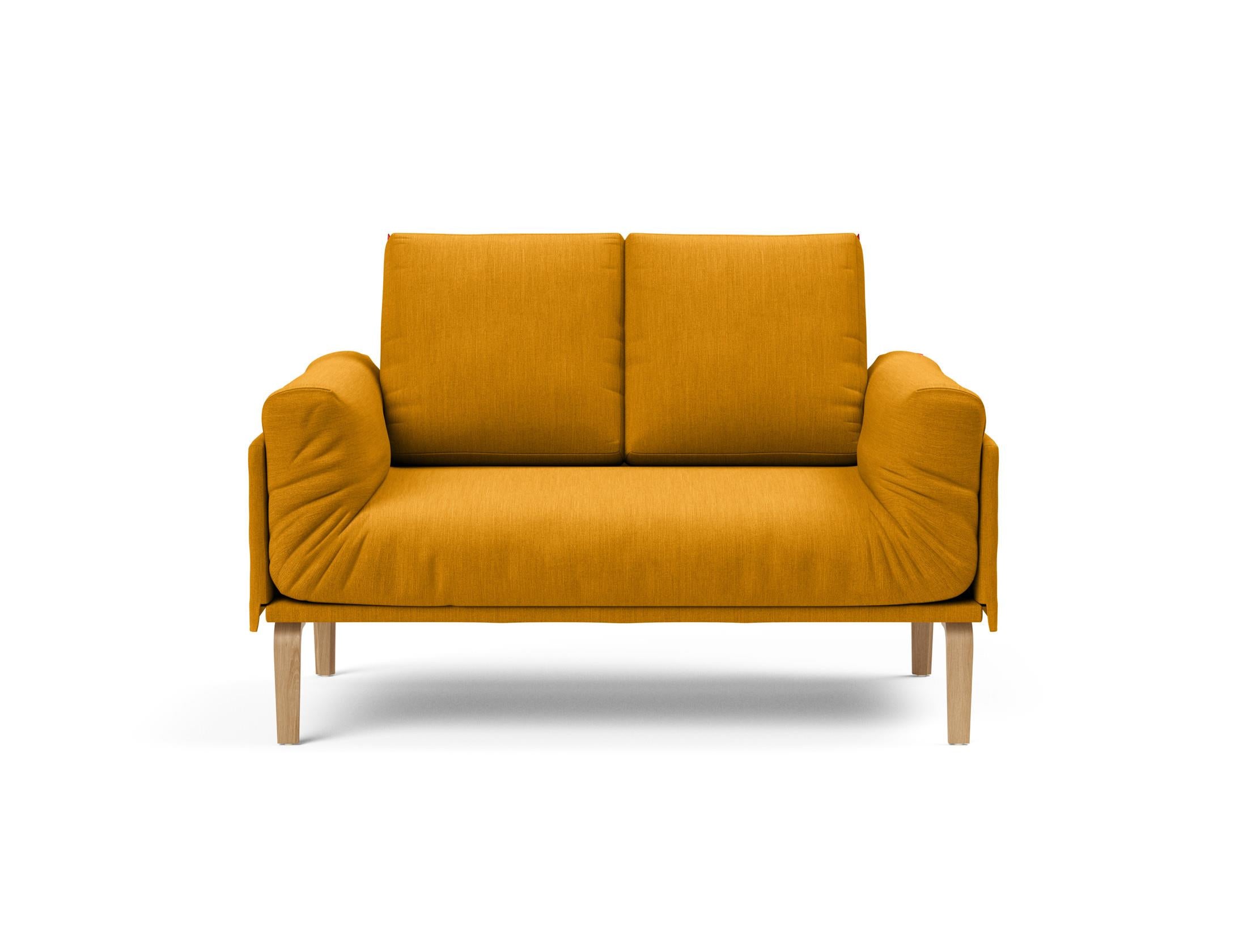 Entdecken Sie das Rollo Bow Klappsofa 80 von Innovation Living – ein elegantes, flexibles Sofa für kompaktes Wohnen, ideal als Tages- oder Gästebett.