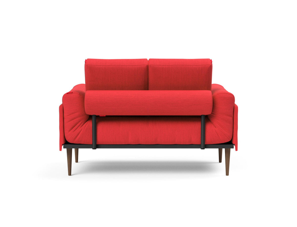 Rollo Styletto Klappsofa 80 mit Cover und Gestellbezug Spring in 511 Elegance Red präsentiert im Onlineshop von KAQTU Design AG. Bettsofa ist von Innovation Living