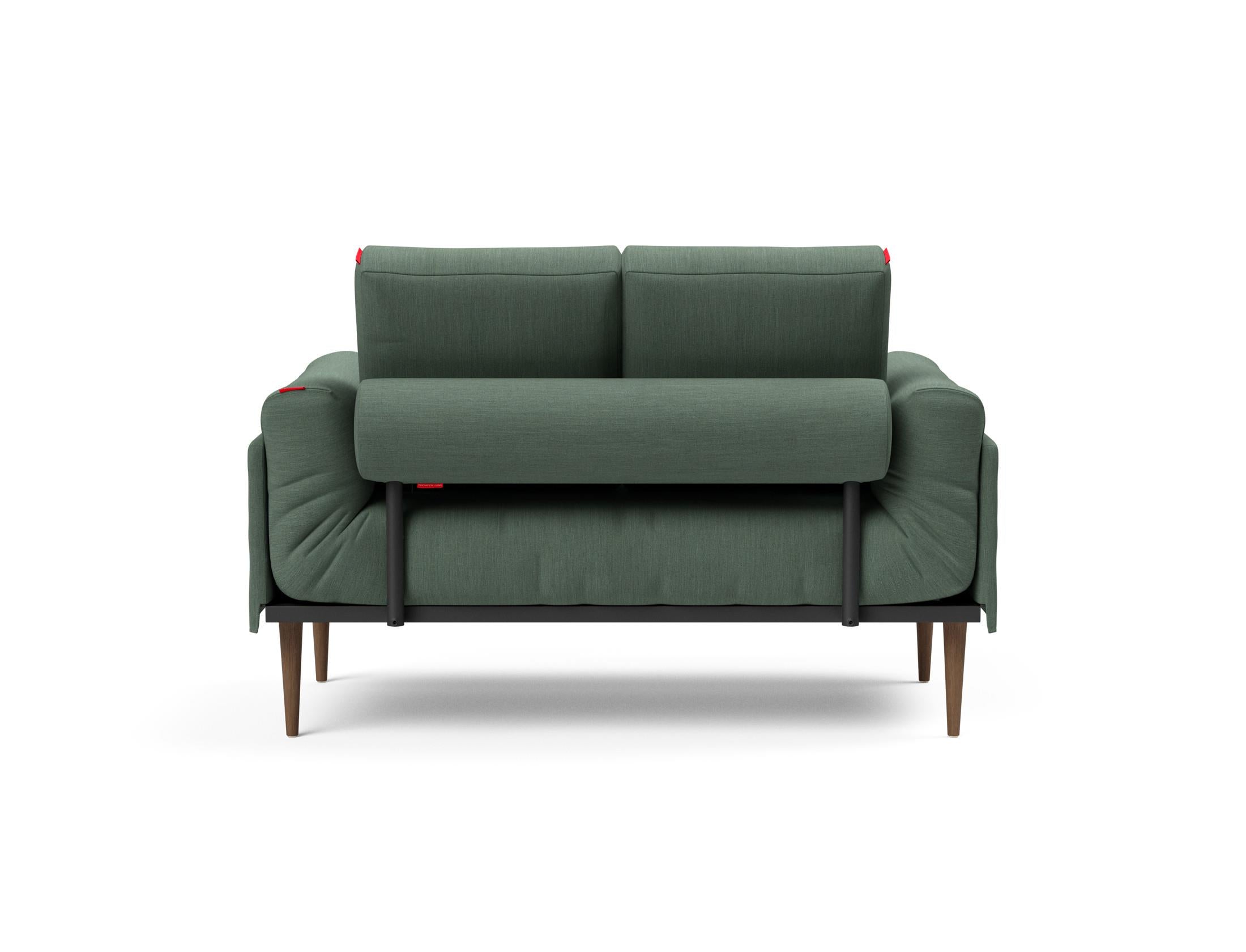 Entdecken Sie das Rollo Styletto Klappsofa 80 von Innovation Living – ein elegantes, flexibles Sofa, ideal für kompakte Wohnräume und vielseitige Anwendungen.