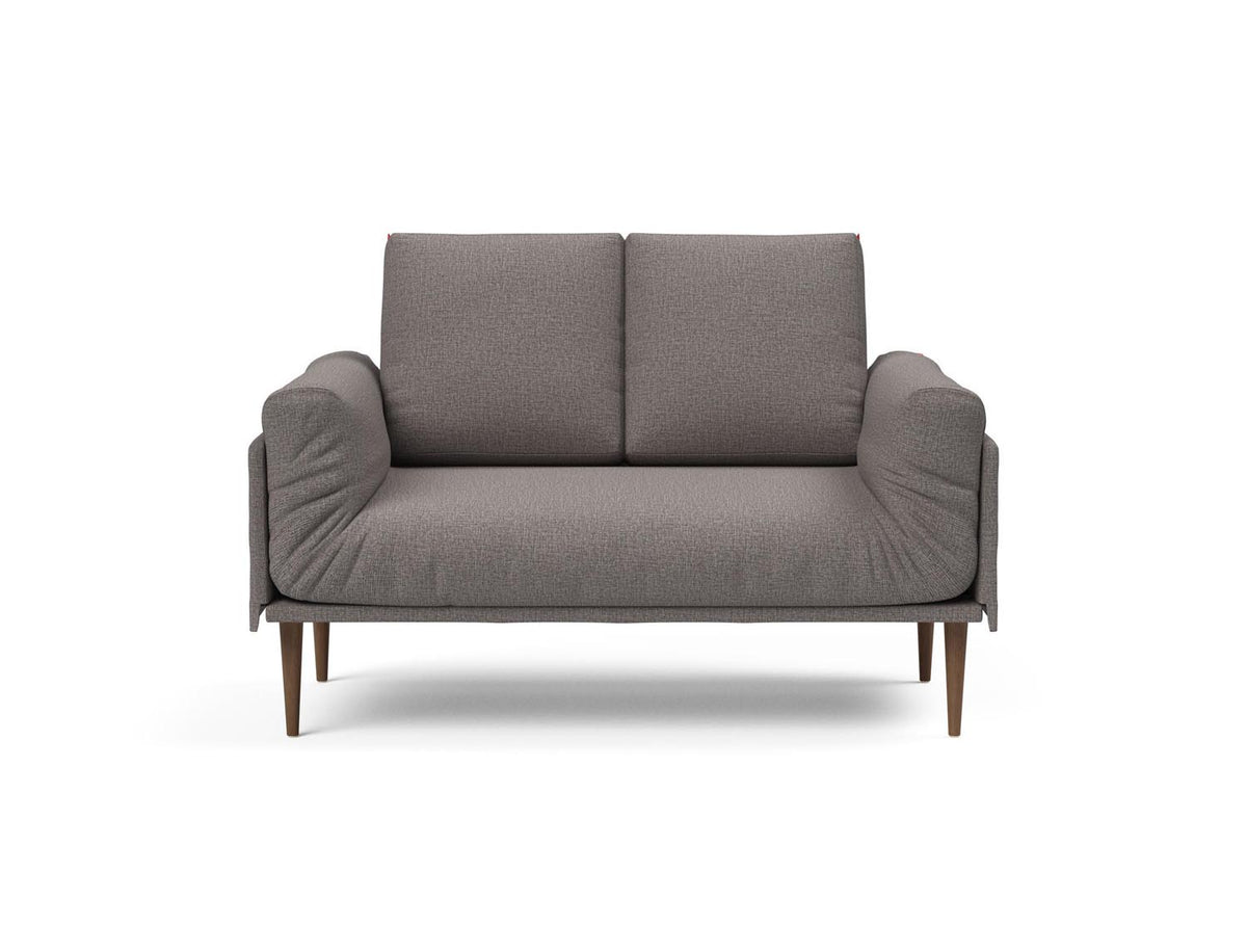 Rollo Styletto Klappsofa 80 mit Cover und Gestellbezug Spring in 521 Mixed Dance Grey präsentiert im Onlineshop von KAQTU Design AG. Bettsofa ist von Innovation Living