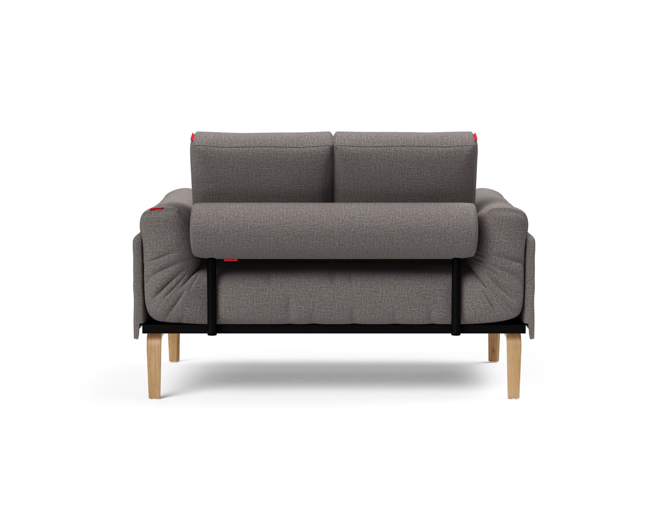 Entdecken Sie das Rollo Bow Klappsofa 80 von Innovation Living – ein elegantes, flexibles Sofa für kompaktes Wohnen, ideal als Tages- oder Gästebett.