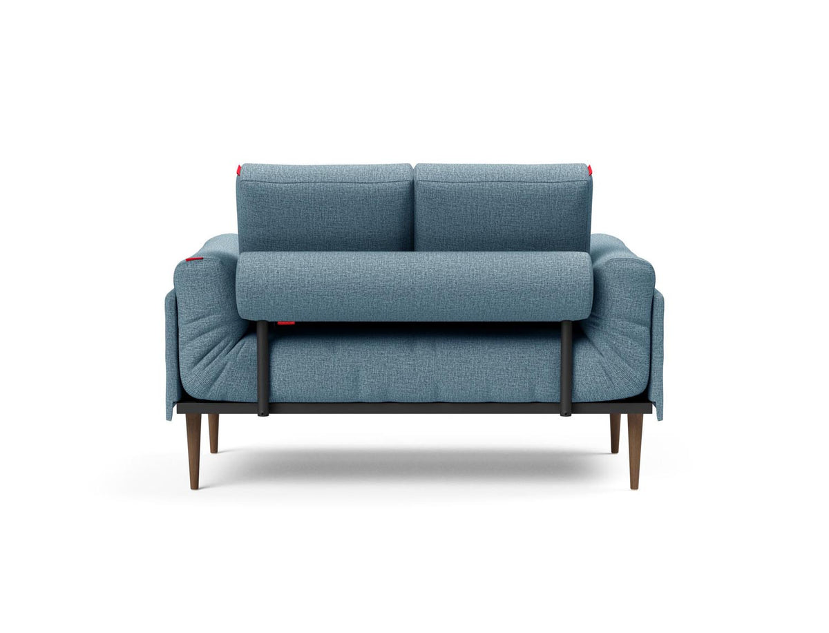 Rollo Styletto Klappsofa 80 mit Cover und Gestellbezug Spring in 525 Mixed Dance Light Blue präsentiert im Onlineshop von KAQTU Design AG. Bettsofa ist von Innovation Living