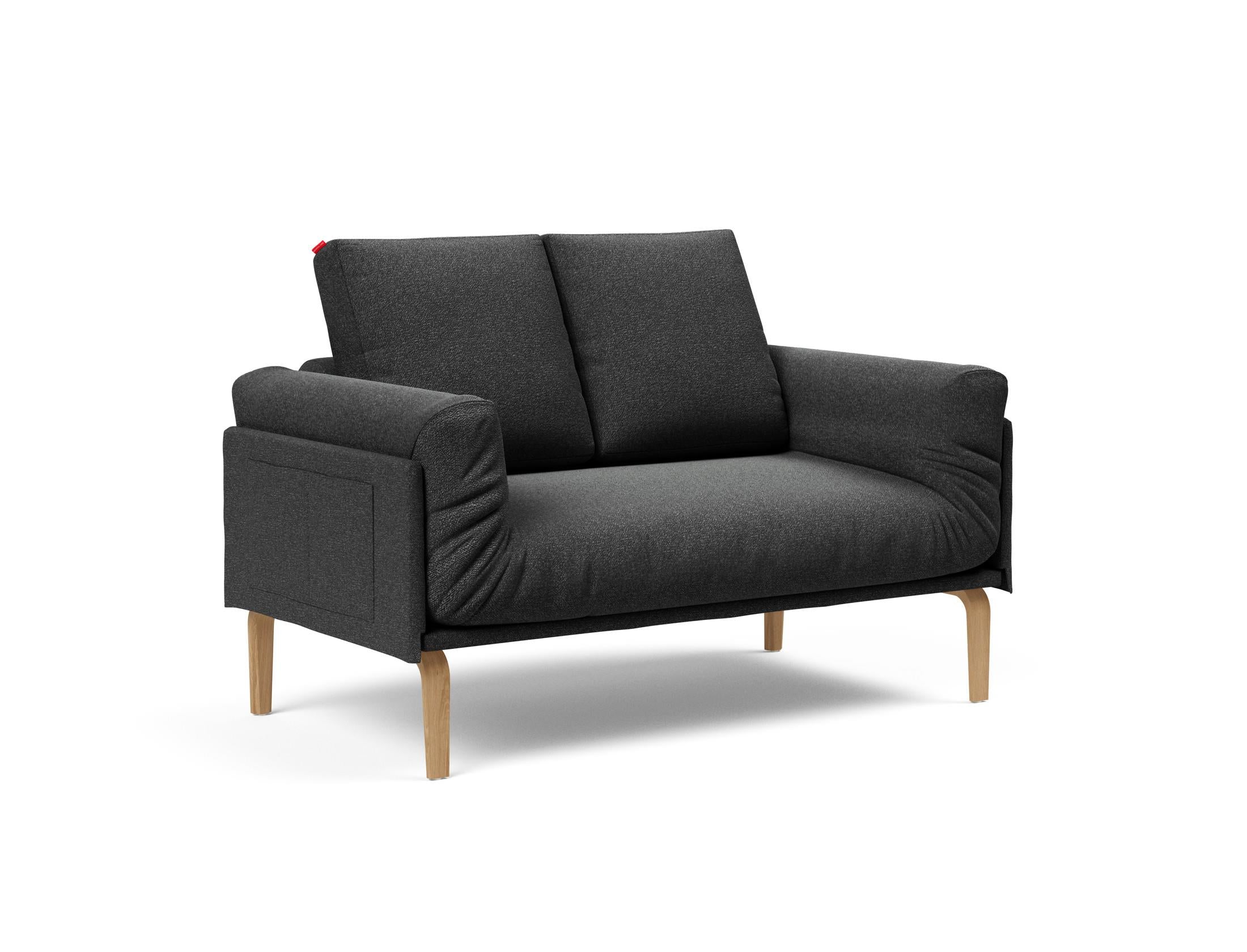 Erleben Sie das Rollo Bow Klappsofa 80 von Innovation Living – ein stilvolles, anpassbares Möbelstück, perfekt für kleine Räume und vielseitige Nutzung.