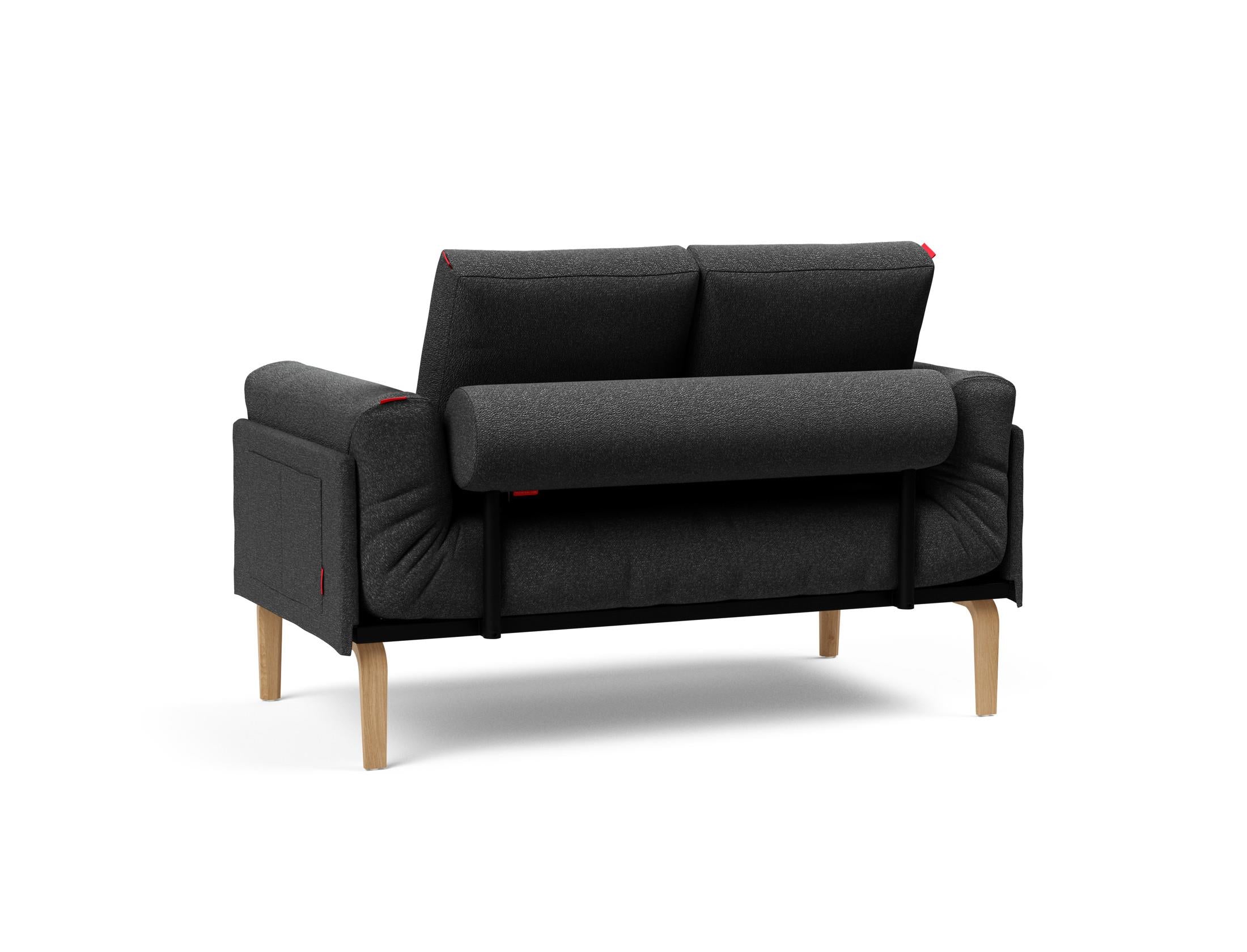 Entdecken Sie das Rollo Bow Klappsofa 80 von Innovation Living – ein elegantes, flexibles Sofa für kompaktes Wohnen, ideal als Tages- oder Gästebett.