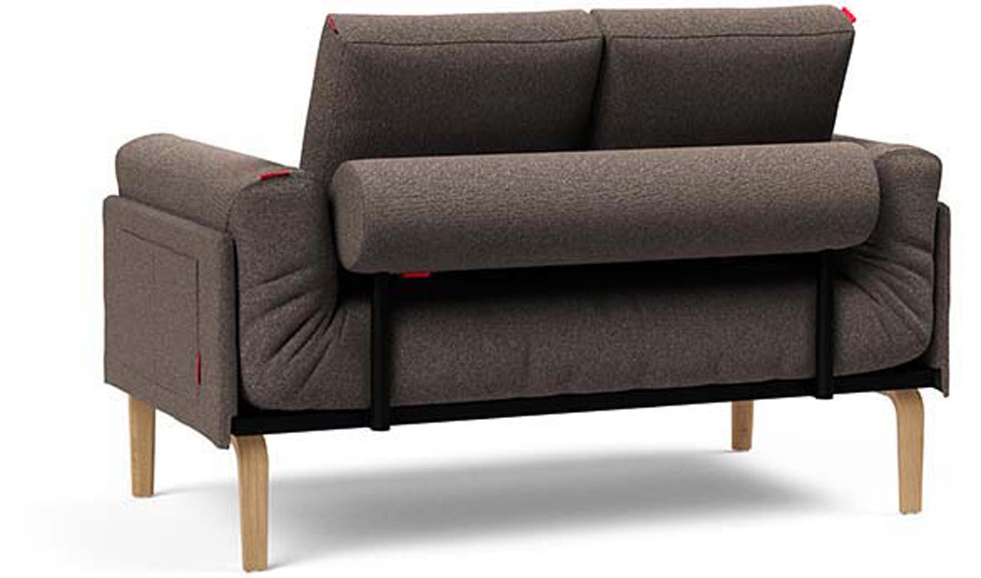 Entdecken Sie das Rollo Bow Klappsofa 80 von Innovation Living – ein stilvolles, funktionales Sofa mit anpassbarer Höhe und praktischem Stauraum.