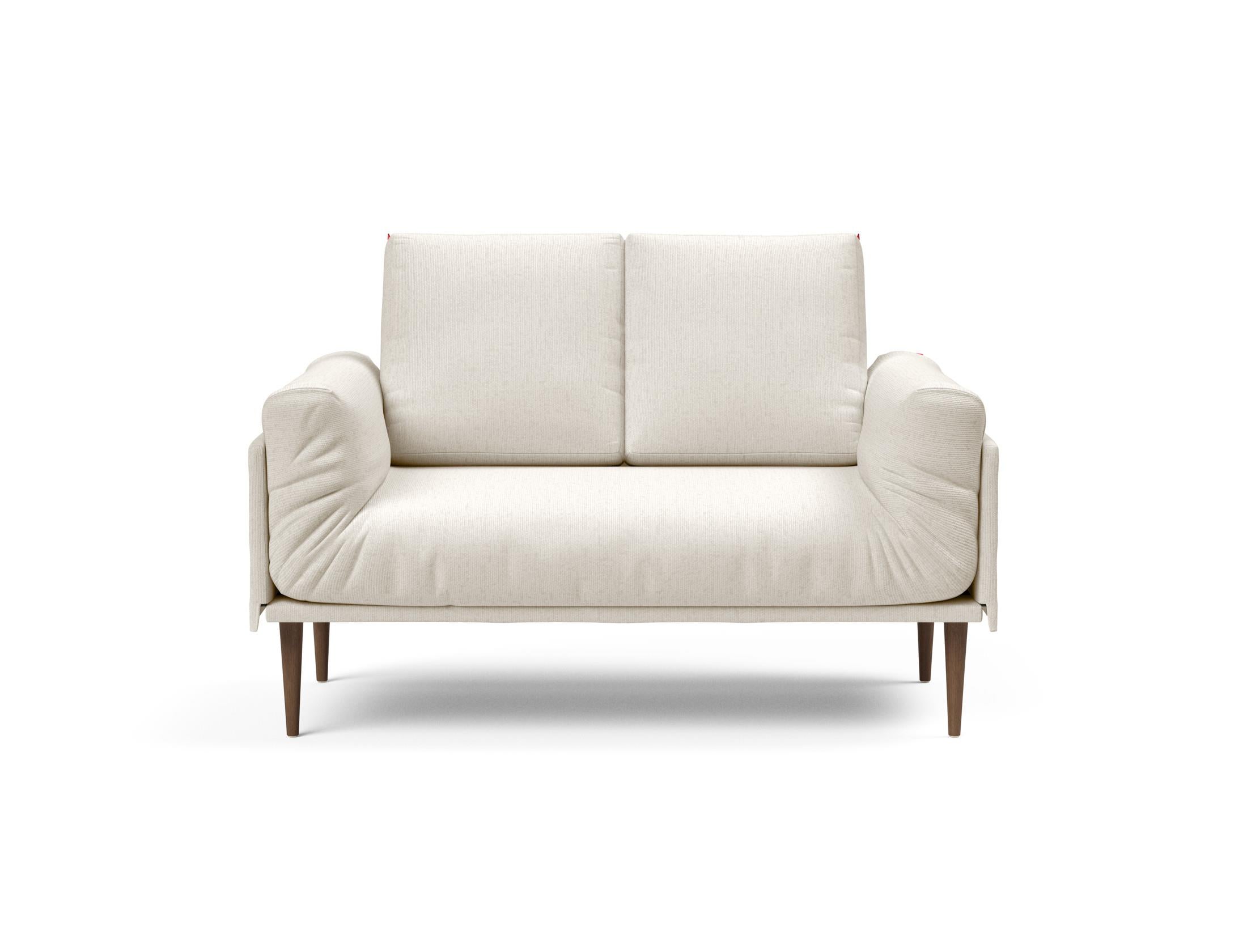 Entdecken Sie das Rollo Styletto Klappsofa 80 von Innovation Living – ein elegantes, flexibles Sofa, ideal für kompakte Wohnräume und vielseitige Anwendungen.