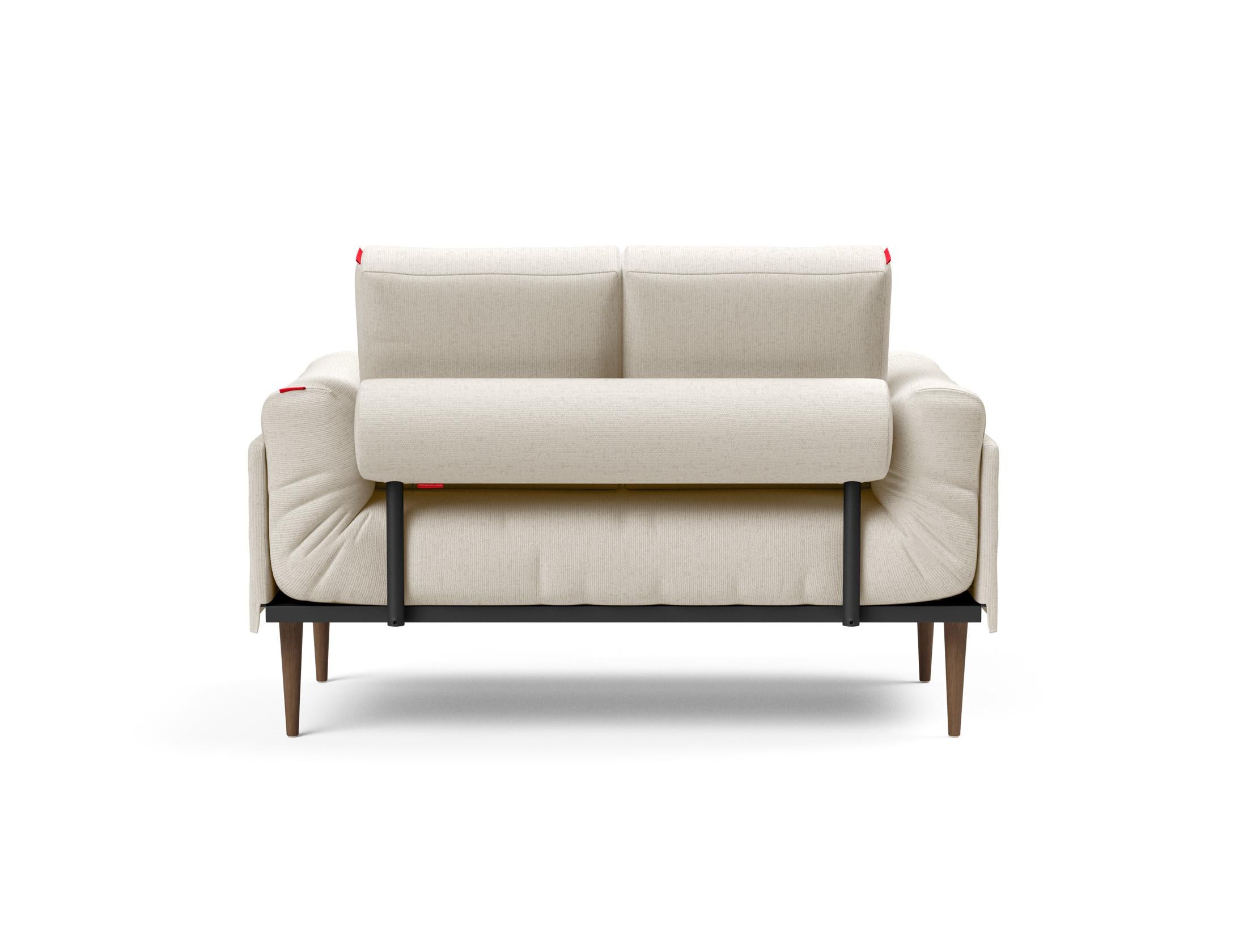 Entdecken Sie das Rollo Styletto Klappsofa 80 von Innovation Living – ein elegantes, flexibles Sofa, ideal für kompakte Wohnräume und vielseitige Anwendungen.