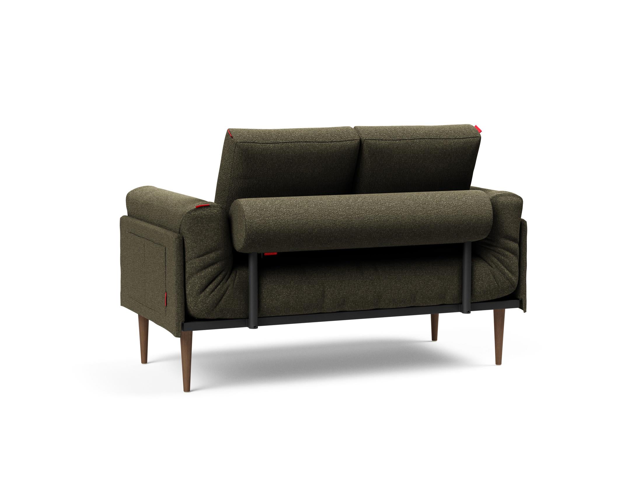 Entdecken Sie das Rollo Styletto Klappsofa 80 von Innovation Living – ein elegantes, flexibles Sofa, ideal für kompakte Wohnräume und vielseitige Anwendungen.