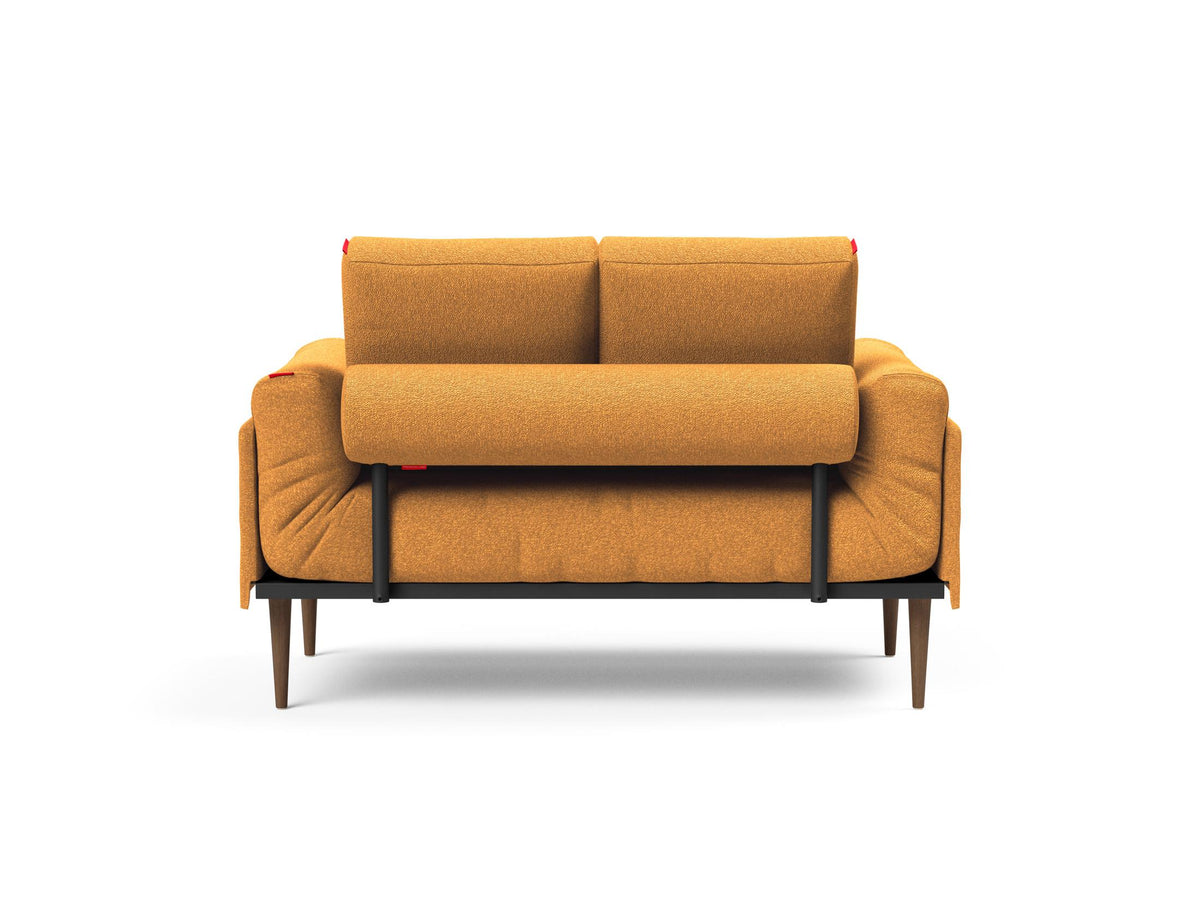 Rollo Styletto Klappsofa 80 mit Cover und Gestellbezug Spring in 536 Bouclé Ochre präsentiert im Onlineshop von KAQTU Design AG. Bettsofa ist von Innovation Living