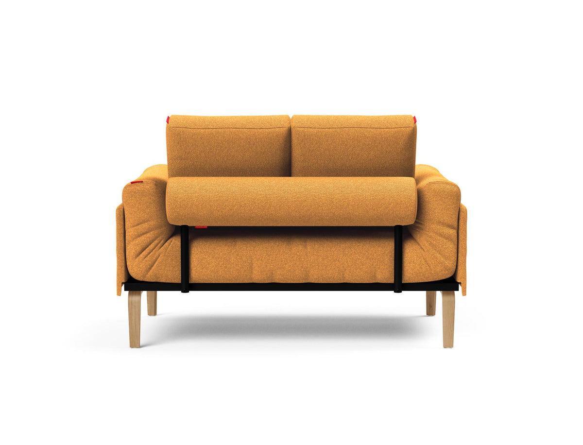 Rollo Bow Klappsofa 80 mit Cover und Gestellbezug Spring in 551 Faunal Brown präsentiert im Onlineshop von KAQTU Design AG. Bettsofa ist von Innovation Living