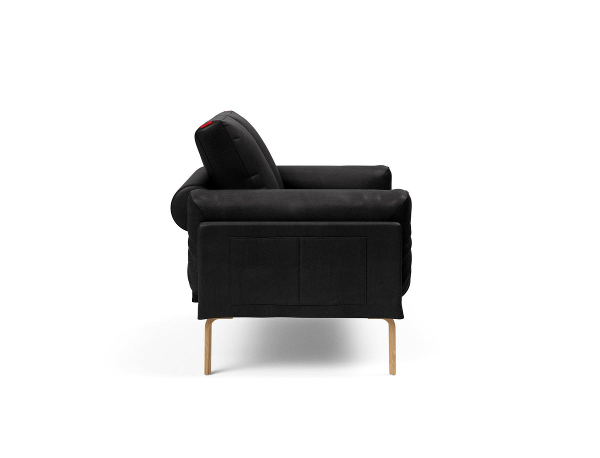 Rollo Bow Klappsofa 80 mit Cover und Gestellbezug Spring in 565 Twist Granite präsentiert im Onlineshop von KAQTU Design AG. Bettsofa ist von Innovation Living