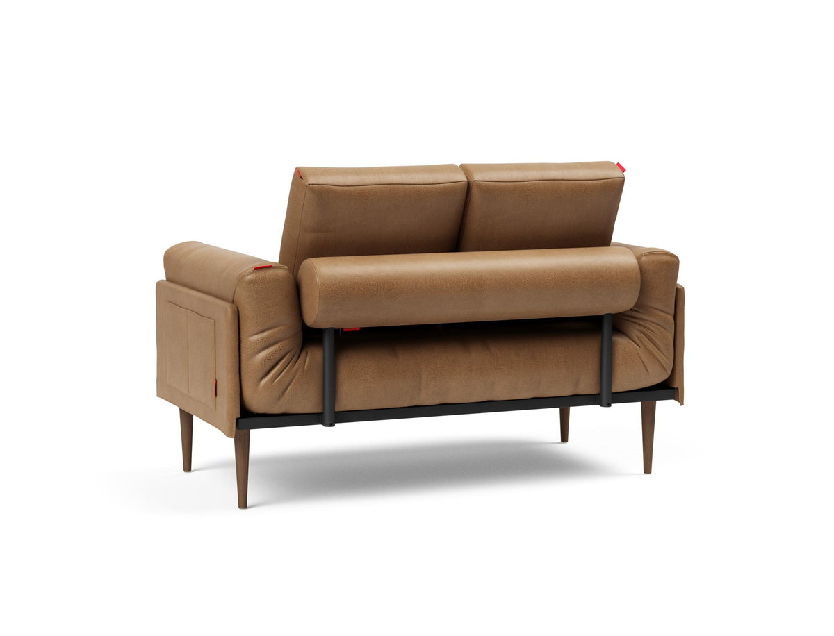 Rollo Styletto Klappsofa 80 mit Cover und Gestellbezug Spring in 551 Faunal Brown präsentiert im Onlineshop von KAQTU Design AG. Bettsofa ist von Innovation Living