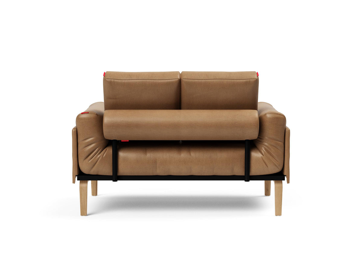 Rollo Bow Klappsofa 80 mit Cover und Gestellbezug Spring in 579 Kenya Gravel präsentiert im Onlineshop von KAQTU Design AG. Bettsofa ist von Innovation Living