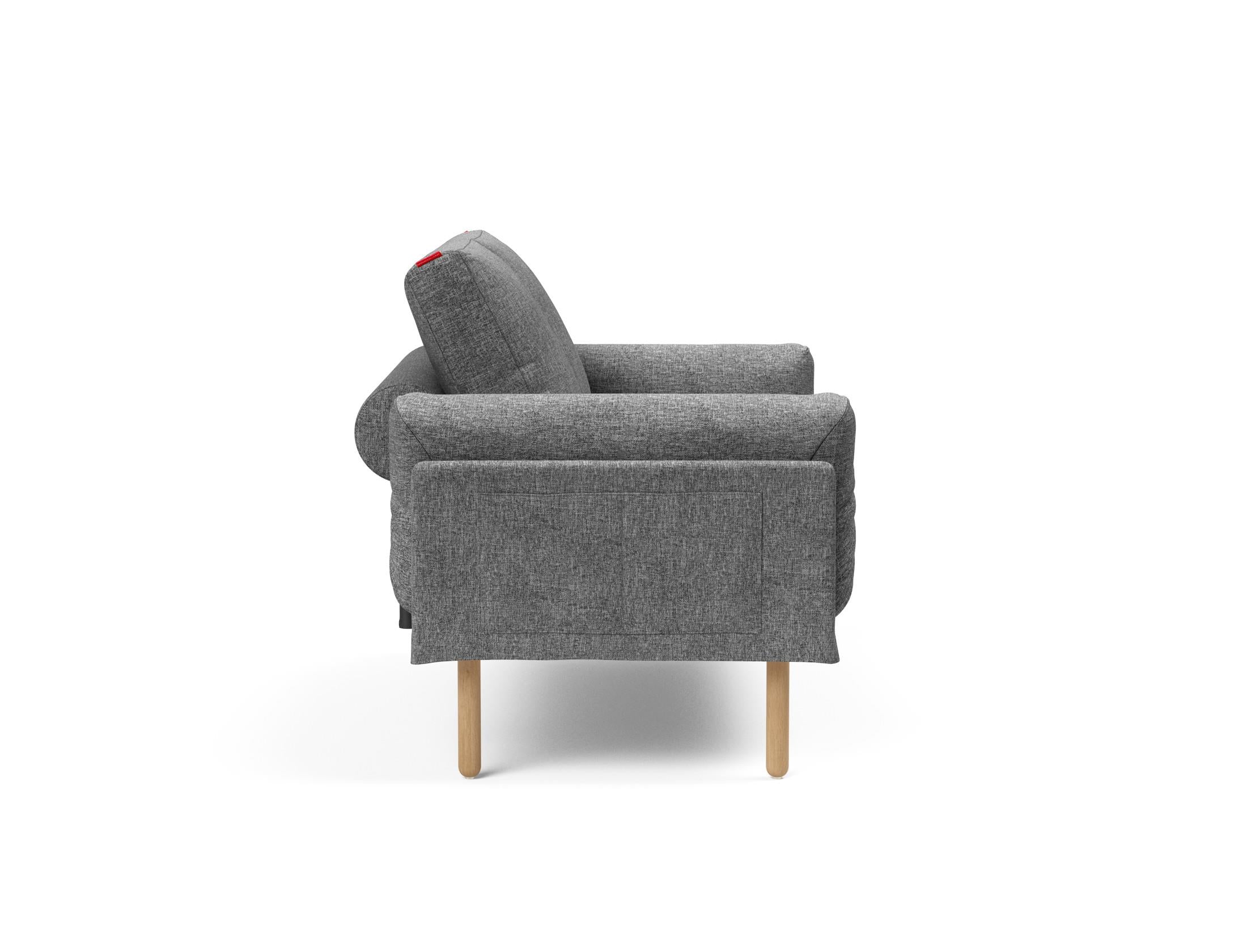 Erleben Sie das Rollo Stem Klappsofa 80 – ein multifunktionales Möbelstück, das Stil, Komfort und Anpassungsfähigkeit für Ihr Zuhause bietet.