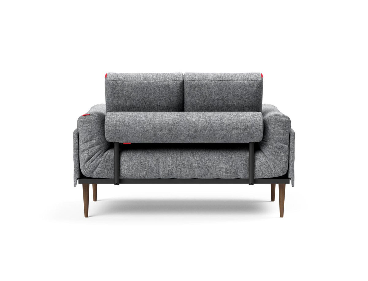 Rollo Styletto Klappsofa 80 mit Cover und Gestellbezug Spring in 565 Twist Granite präsentiert im Onlineshop von KAQTU Design AG. Bettsofa ist von Innovation Living
