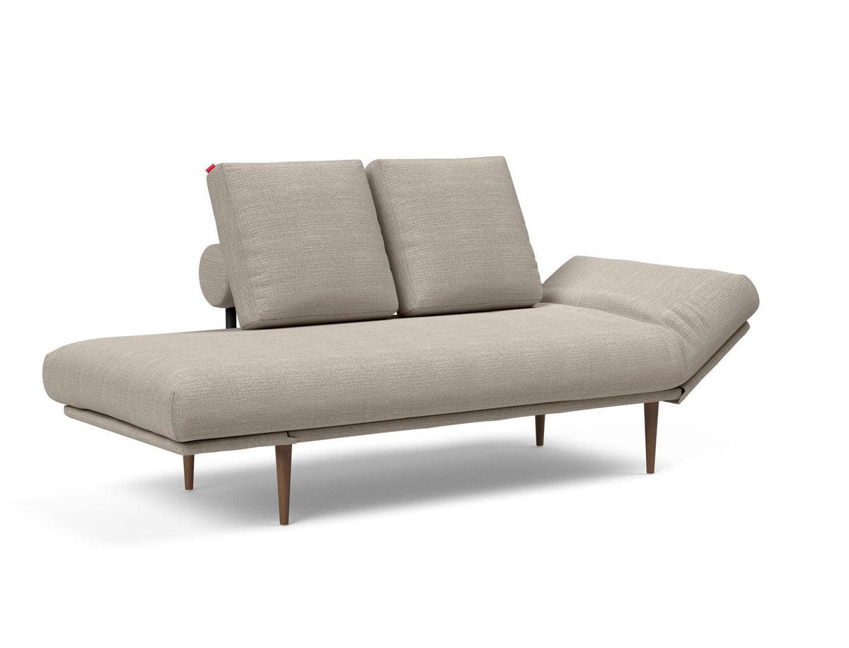 Rollo Styletto Klappsofa 80 mit Cover und Gestellbezug Spring in 579 Kenya Gravel präsentiert im Onlineshop von KAQTU Design AG. Bettsofa ist von Innovation Living