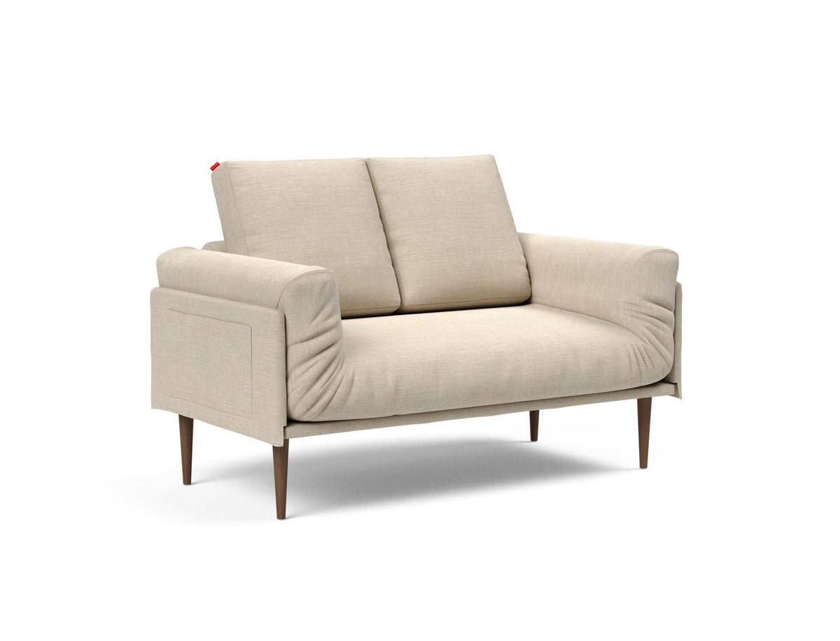 Rollo Styletto Klappsofa 80 mit Cover und Gestellbezug Spring in 586 Phobos Latte präsentiert im Onlineshop von KAQTU Design AG. Bettsofa ist von Innovation Living
