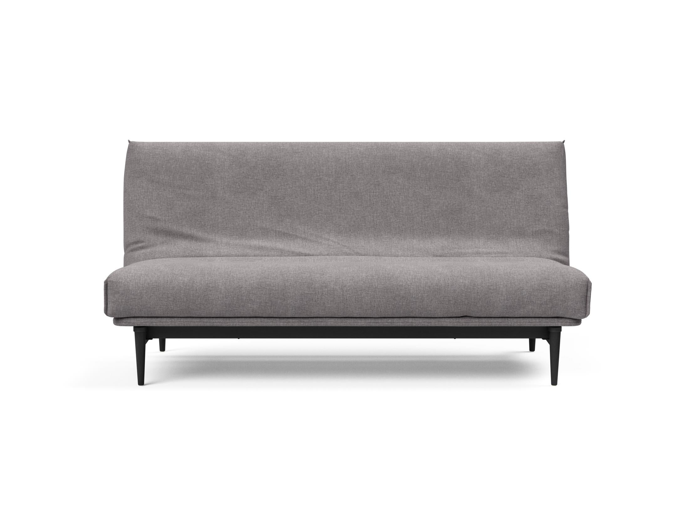 Erleben Sie das Colpus Bettsofa 140 Nordic Cover in elegantem Eiche schwarz. Multifunktional, mit Soft Spring Matratze für höchsten Schlafkomfort.