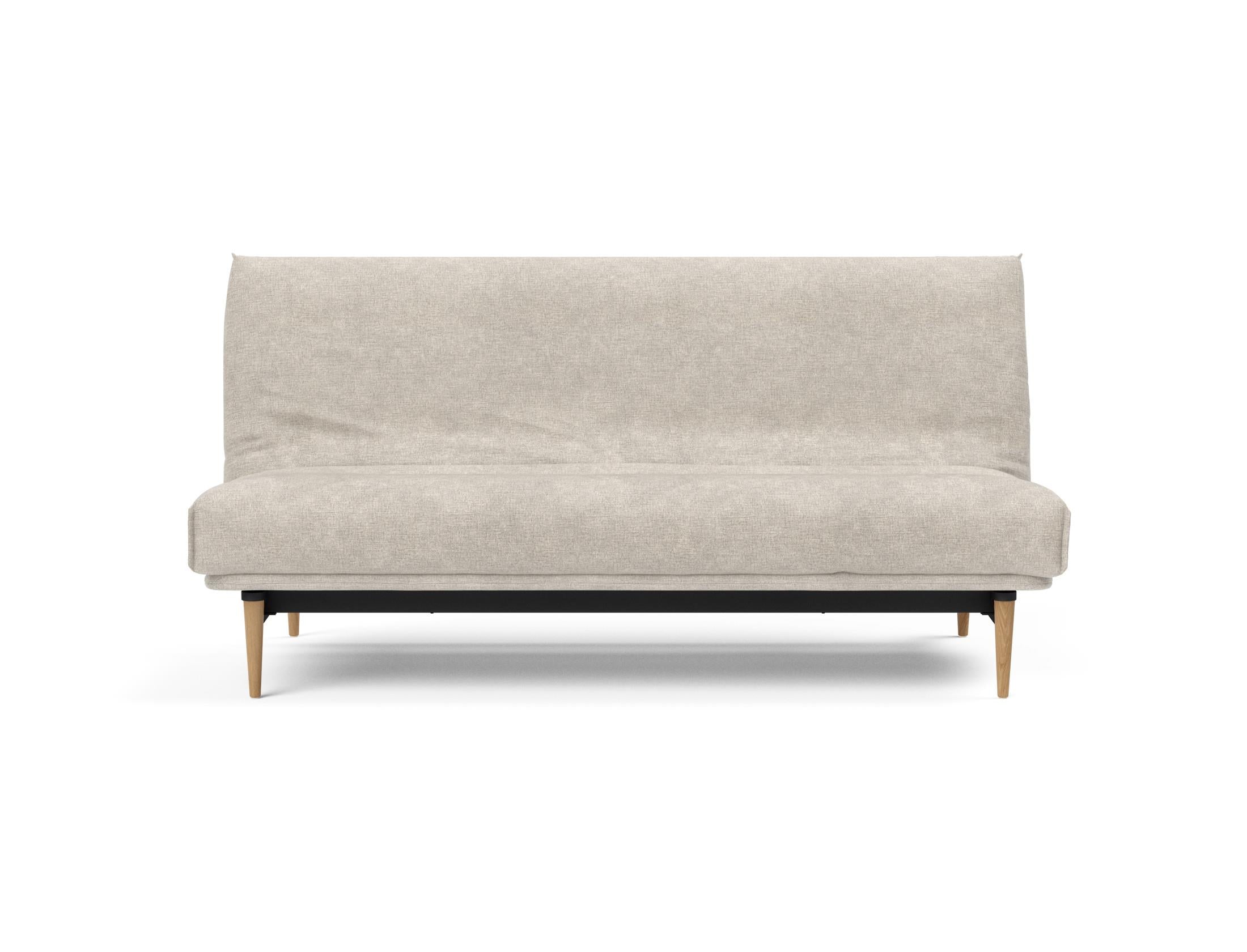 Entdecken Sie das Colpus Bettsofa 140 Nordic Cover von Innovation Living – stilvolles Design, weiche Federkernmatratze und abnehmbarer Bezug für optimalen Komfort.