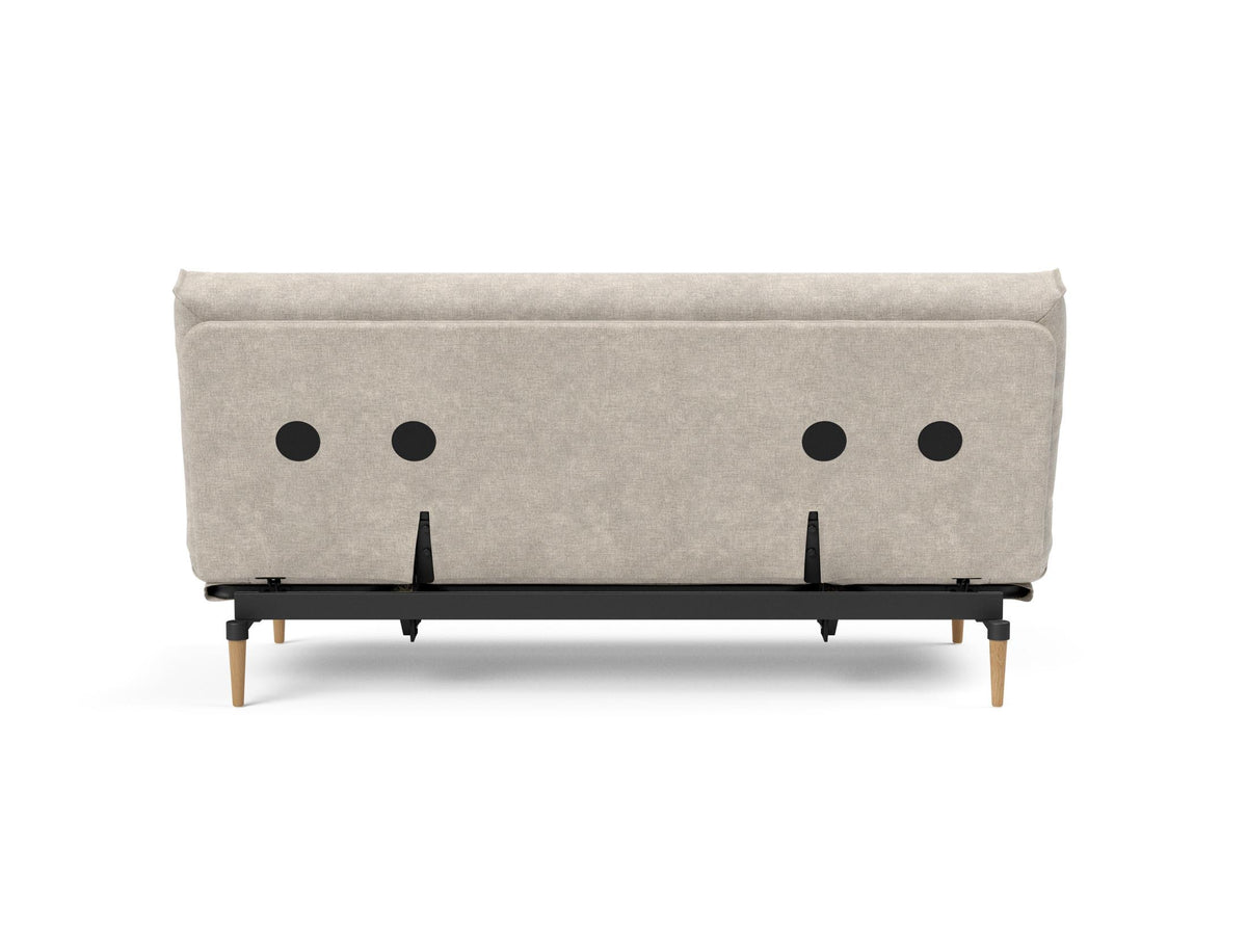 Colpus Bettsofa 140 Nordic Cover mit Gestellbezug Soft Spring in 280 Avella Sand präsentiert im Onlineshop von KAQTU Design AG. Bettsofa ist von Innovation Living