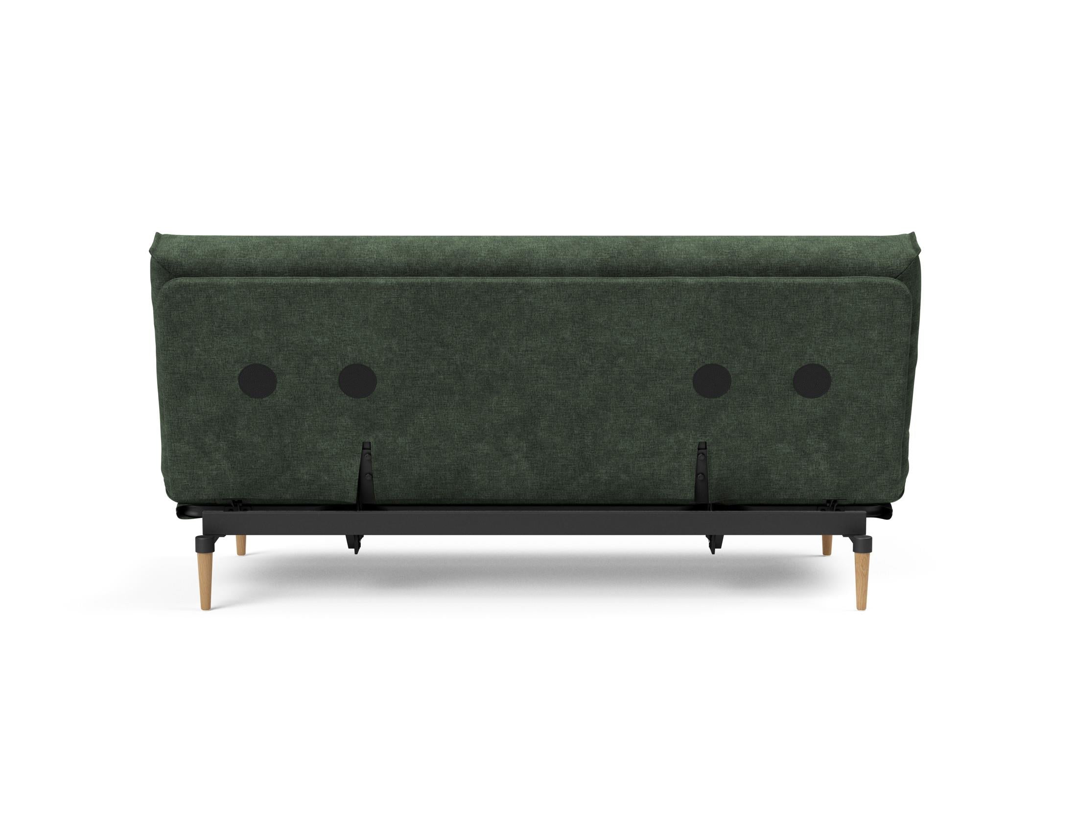Erleben Sie das Colpus Bettsofa 140 Nordic Cover von Innovation Living – ein elegantes Möbelstück mit Soft Spring Matratze und pflegeleichtem Bezug für höchsten Schlafkomfort.