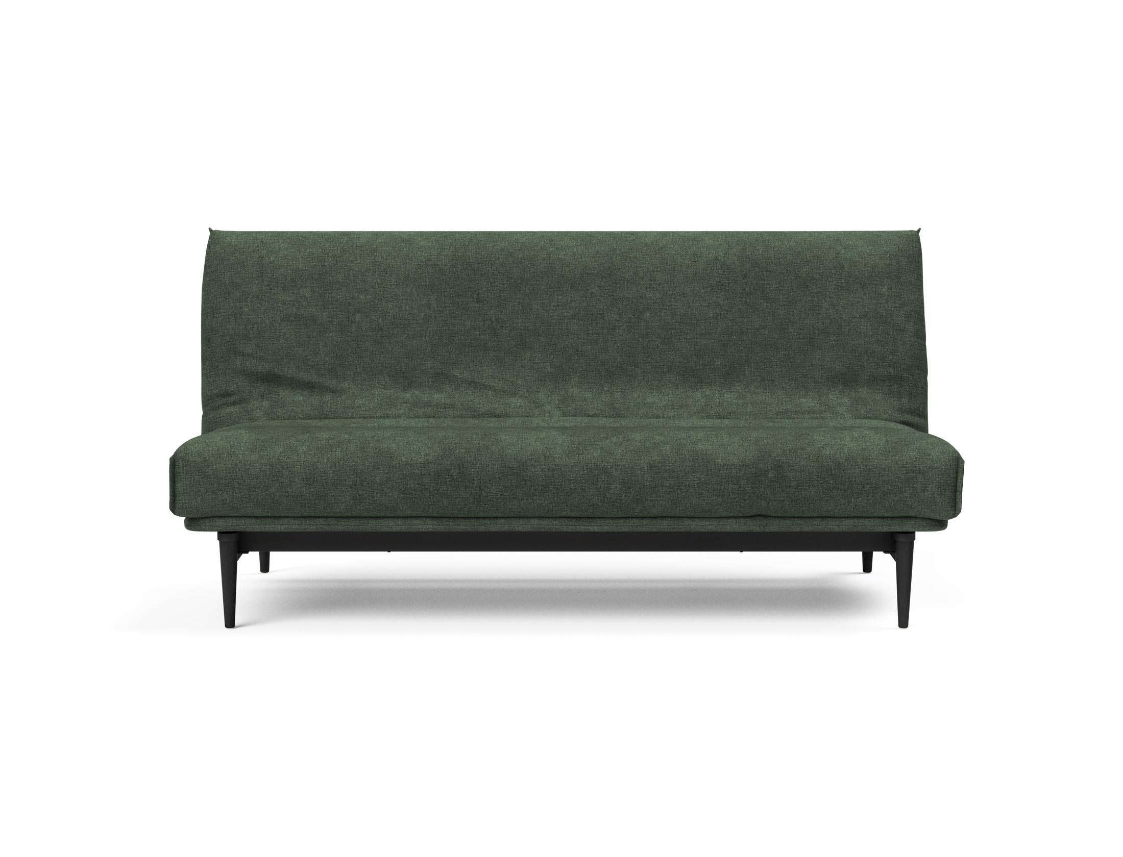 Erleben Sie das Colpus Bettsofa 140 Nordic Cover in elegantem Eiche schwarz. Multifunktional, mit Soft Spring Matratze für höchsten Schlafkomfort.