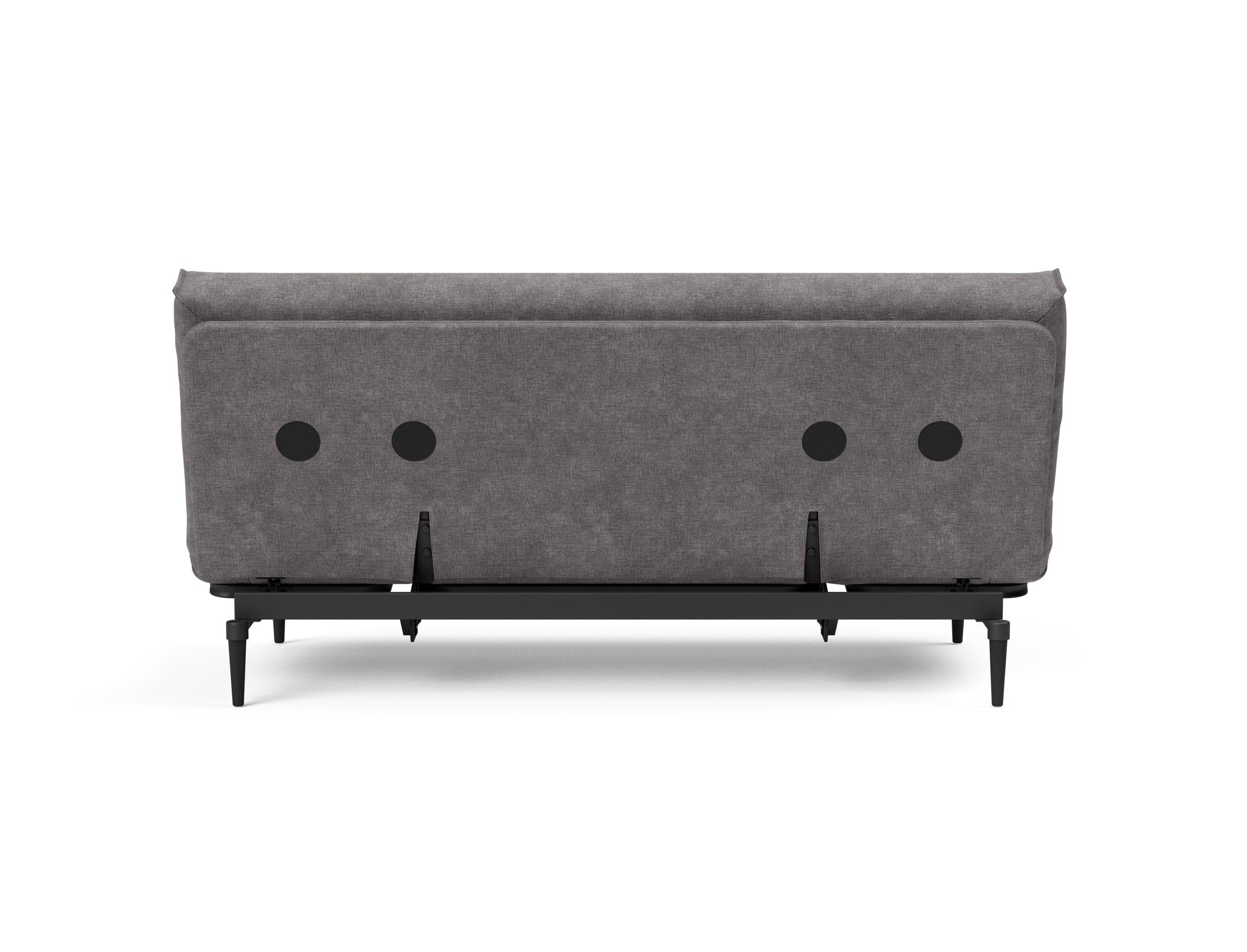 Erleben Sie das stilvolle Colpus Bettsofa 140 Nordic Cover in Eiche schwarz – die perfekte Kombination aus skandinavischem Design und praktischer Funktionalität.