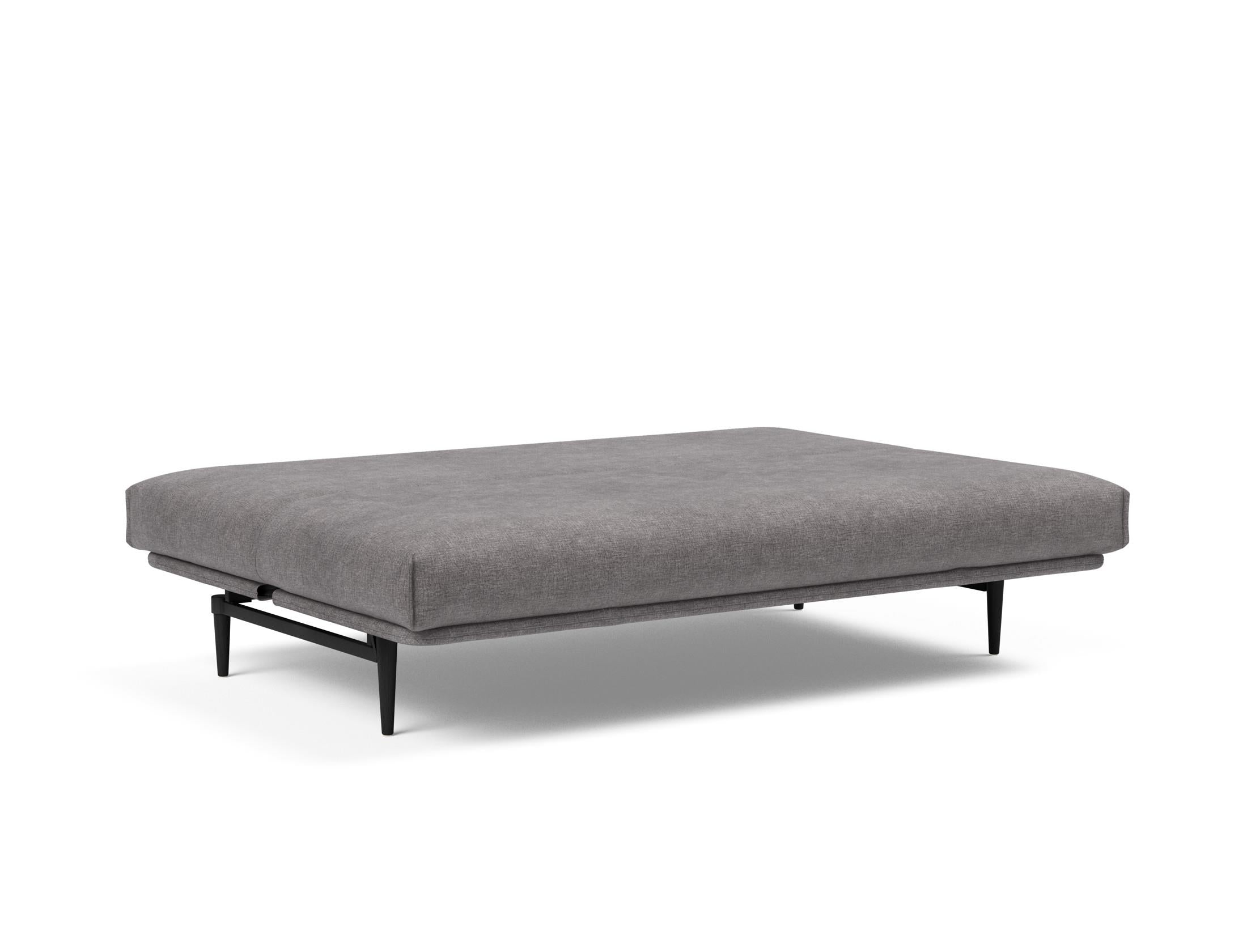 Entdecken Sie das Colpus Bettsofa 140 Nordic Cover in stilvollem Eiche schwarz. Ideal für kompaktes Wohnen, bietet es Komfort und Funktionalität.