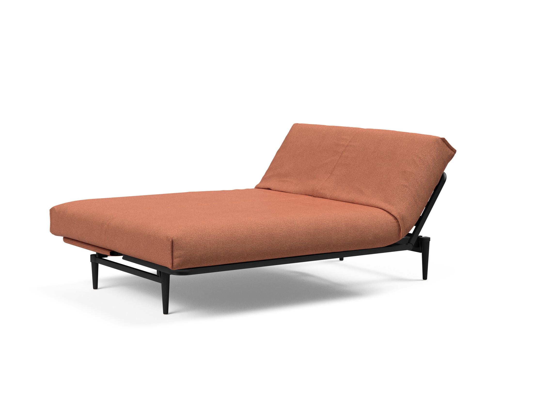 Entdecken Sie das Colpus Bettsofa 140 in elegantem Eiche schwarz mit Nordic Cover – ideal für modernes Wohnen und flexible Schlaflösungen.