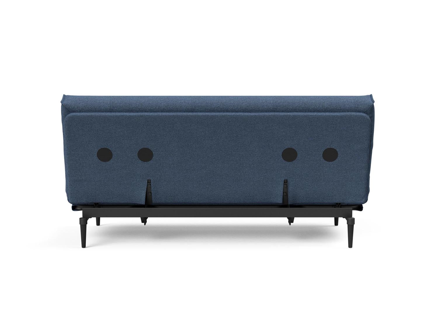 Entdecken Sie das Colpus Bettsofa 140 Nordic Cover in stilvollem Eiche schwarz. Ideal für kompaktes Wohnen, bietet es Komfort und Funktionalität.