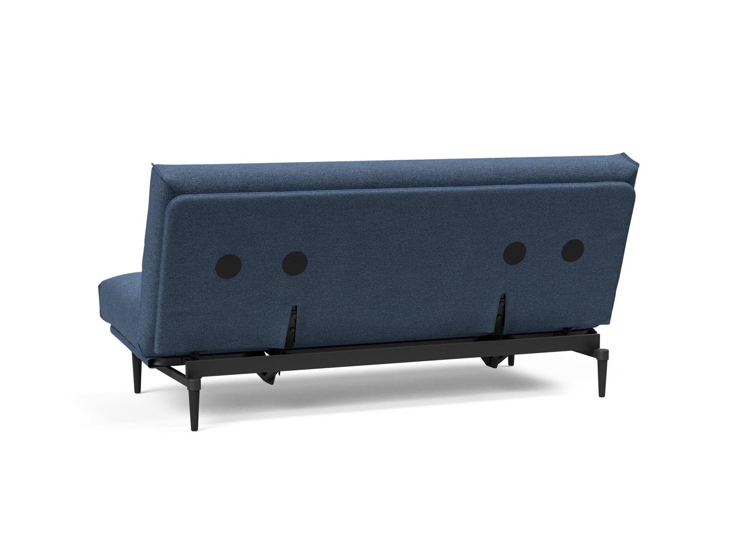 Erleben Sie das Colpus Bettsofa 140 Nordic Cover in elegantem Eiche schwarz. Multifunktional, mit Soft Spring Matratze für höchsten Schlafkomfort.