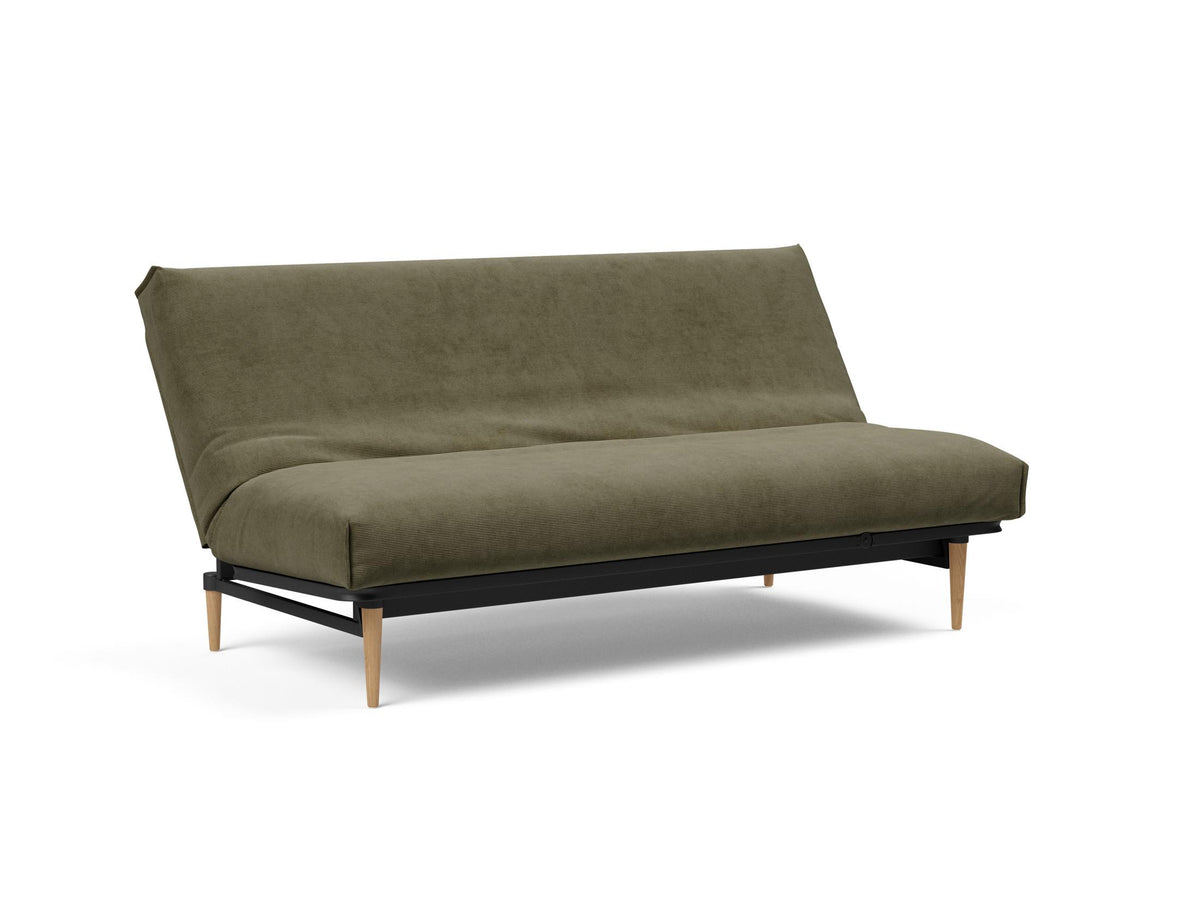 Colpus Bettsofa 140 Nordic Cover Soft Spring in 316 Cordufine Pine Green präsentiert im Onlineshop von KAQTU Design AG. Bettsofa ist von Innovation Living