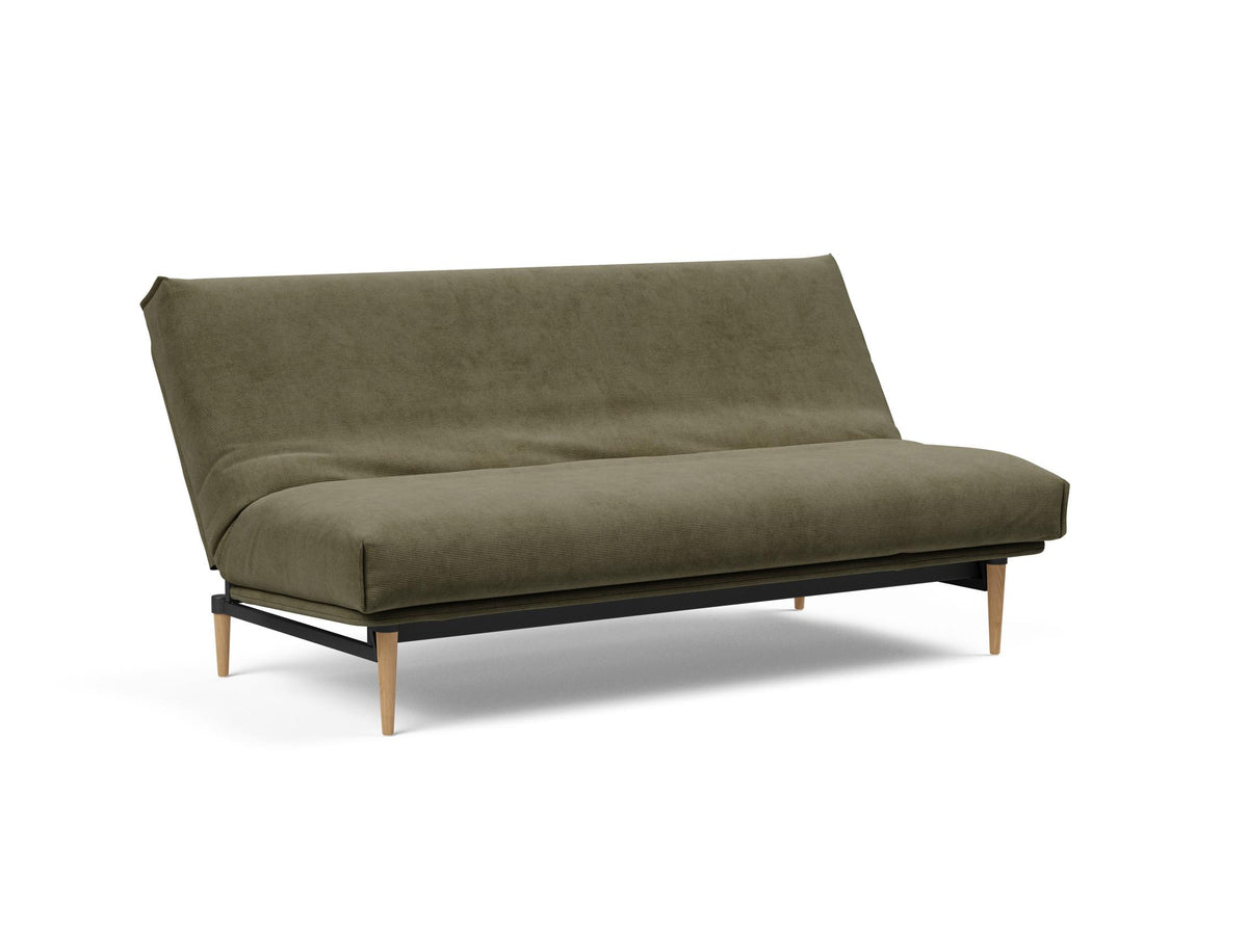 Colpus Bettsofa 140 Nordic Cover mit Gestellbezug Soft Spring in 316 Cordufine Pine Green präsentiert im Onlineshop von KAQTU Design AG. Bettsofa ist von Innovation Living