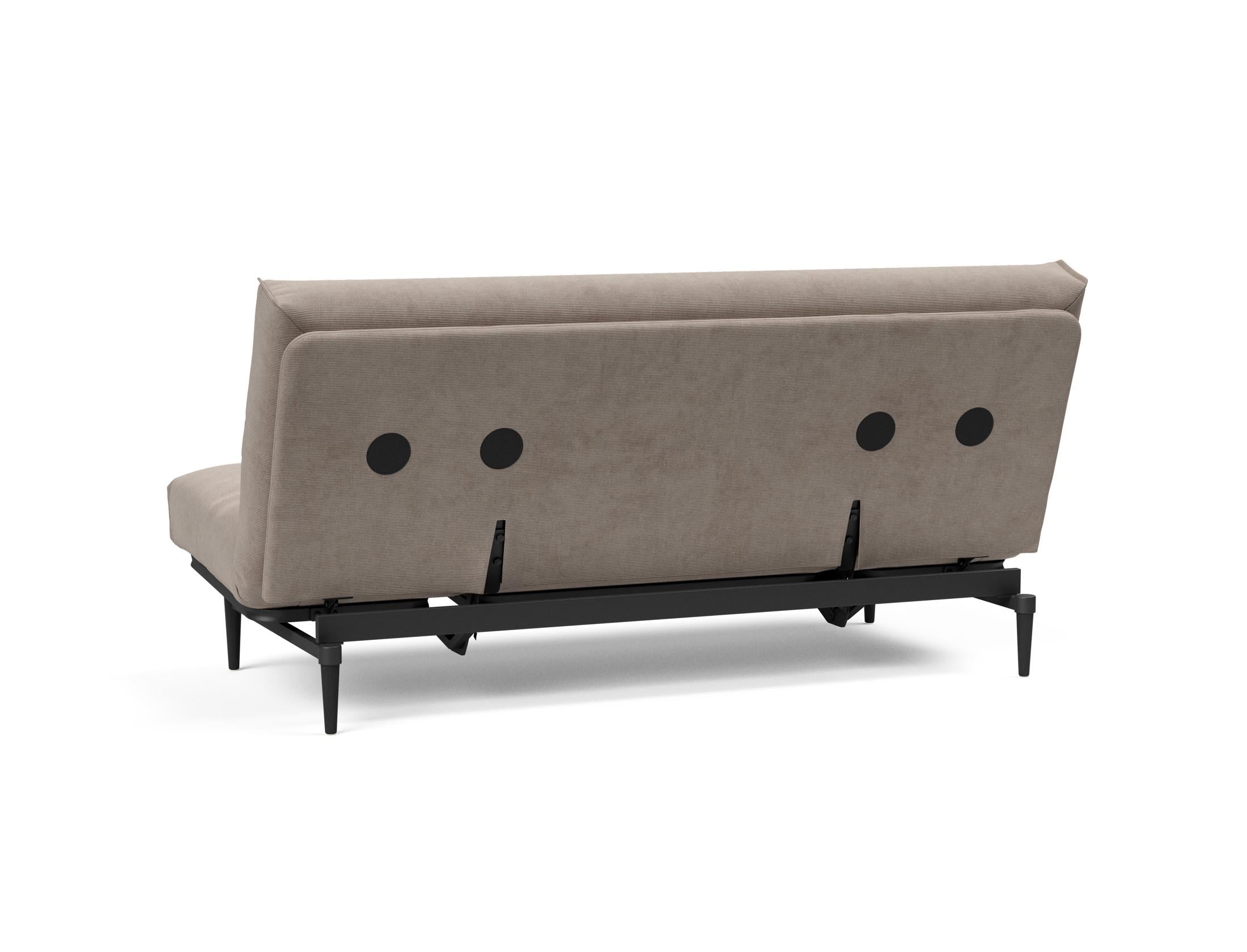 Erleben Sie das Colpus Bettsofa 140 Nordic Cover in Eiche schwarz – modernes Design, langlebige Materialien und vielseitige Schlafoptionen für jeden Raum.