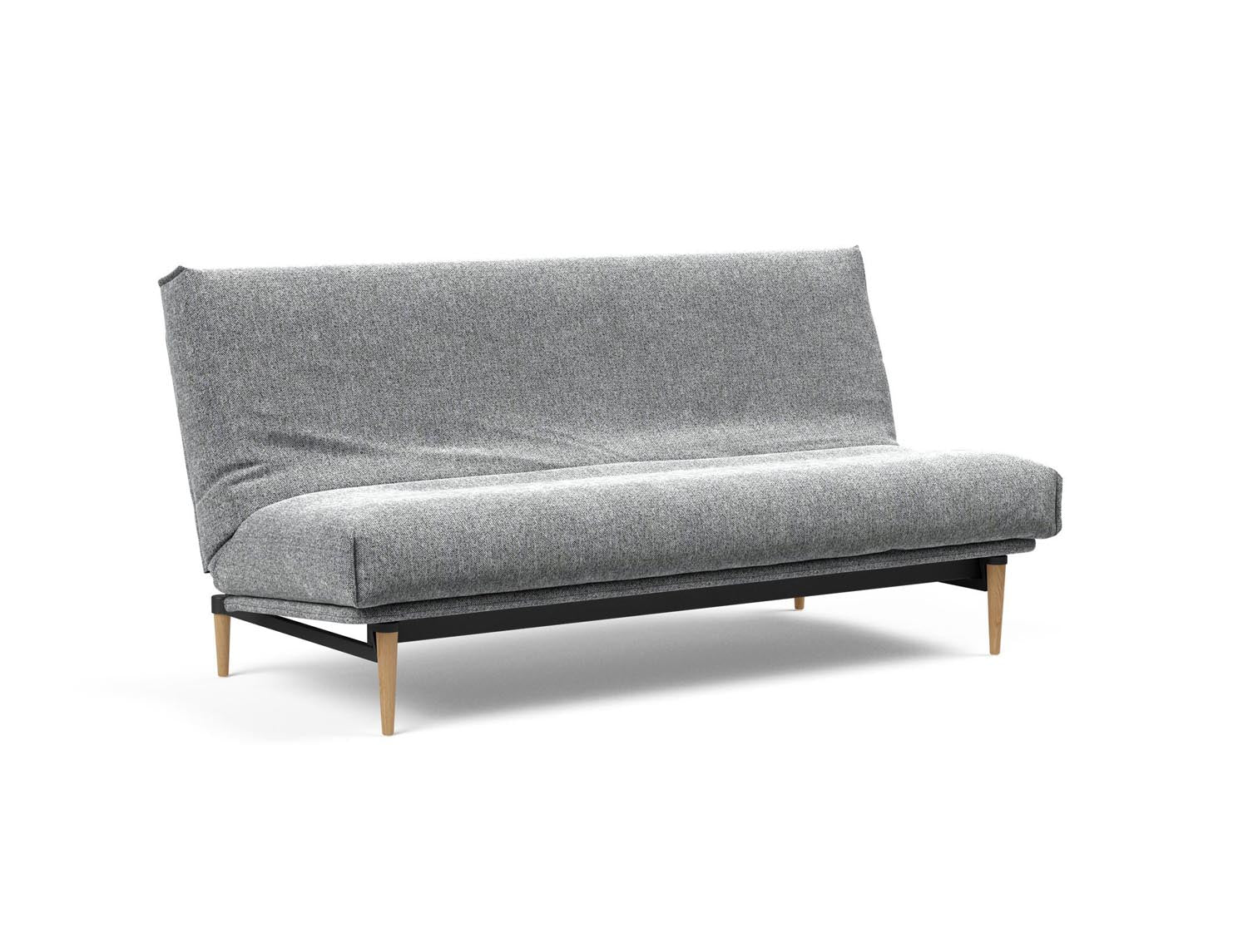 Erleben Sie das Colpus Bettsofa 140 Nordic Cover von Innovation Living – ein elegantes Möbelstück mit Soft Spring Matratze für höchsten Schlafkomfort und praktischen, abnehmbaren Bezug.