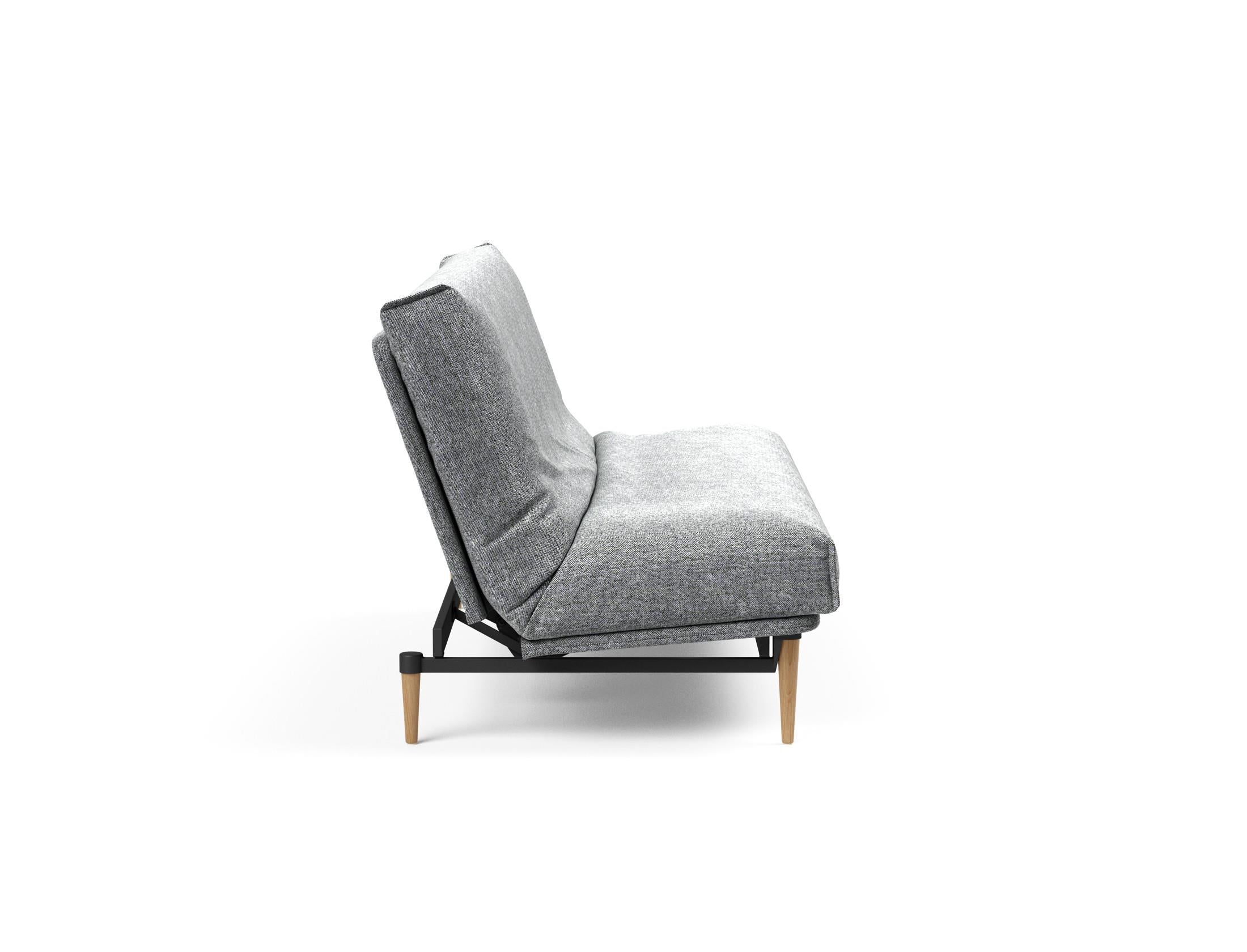 Entdecken Sie das Colpus Bettsofa 140 Nordic Cover von Innovation Living – stilvolles Design, weiche Federkernmatratze und abnehmbarer Bezug für optimalen Komfort.