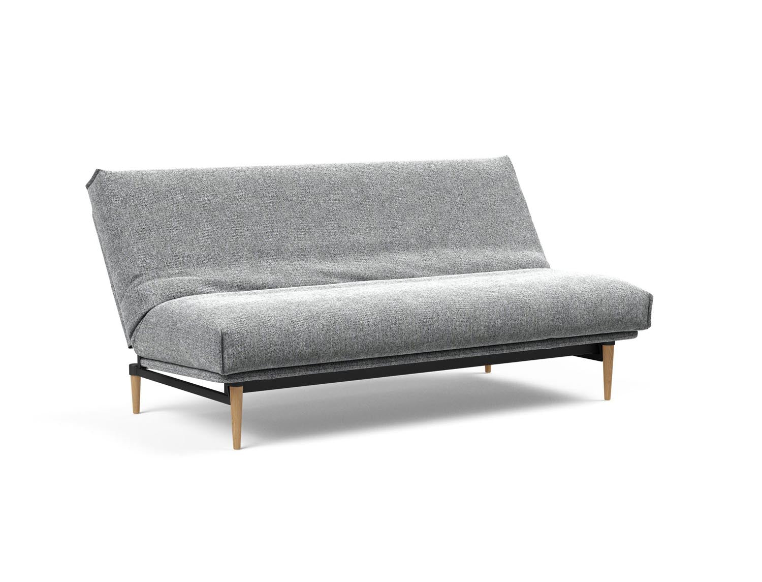Erleben Sie das Colpus Bettsofa 140 Nordic Cover von Innovation Living – ein elegantes Möbelstück mit Soft Spring Matratze für höchsten Schlafkomfort und praktischen, abnehmbaren Bezug.
