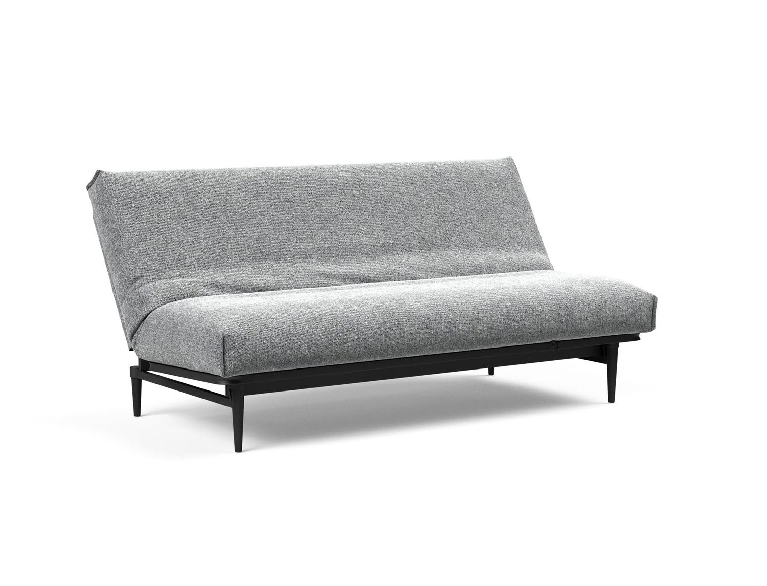 Erleben Sie das Colpus Bettsofa 140 in stilvollem Eiche schwarz. Funktionalität trifft skandinavisches Design für Ihr Zuhause.